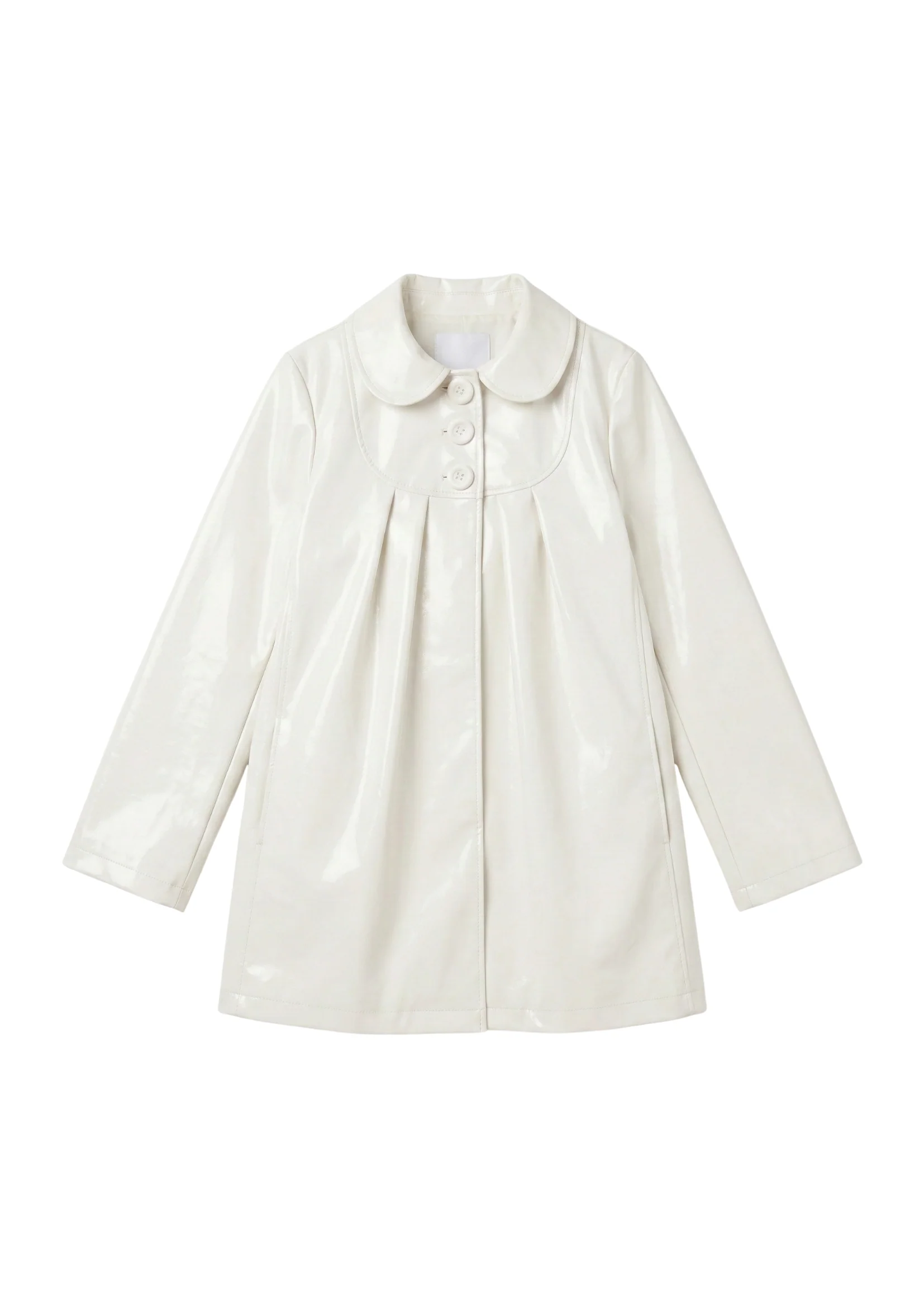 AFTER DARK COAT IN WHITE GLOSS - Image 12
