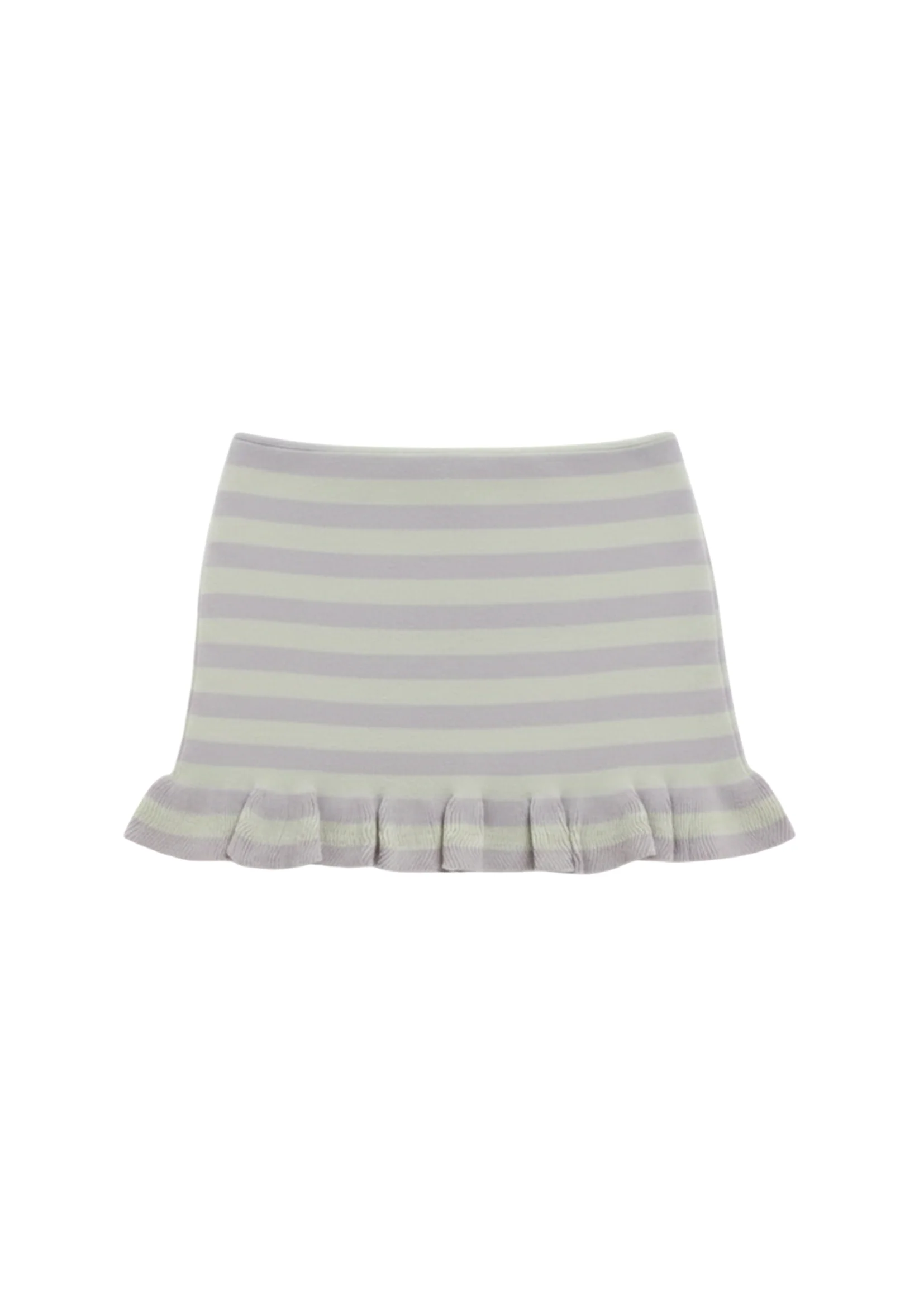 ASHLEY SKIRT IN MINT & GREY STRIPES - Image 5