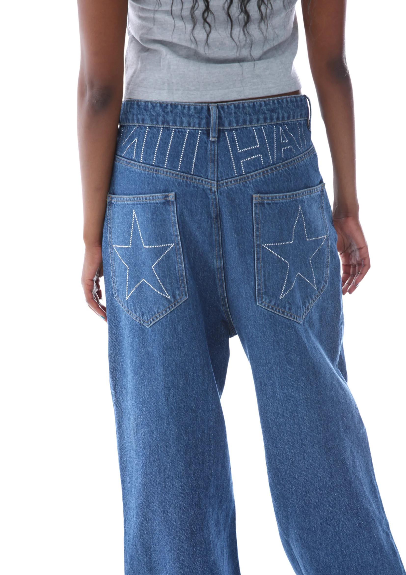 BAGGY JEANS IN BLUE DENIM