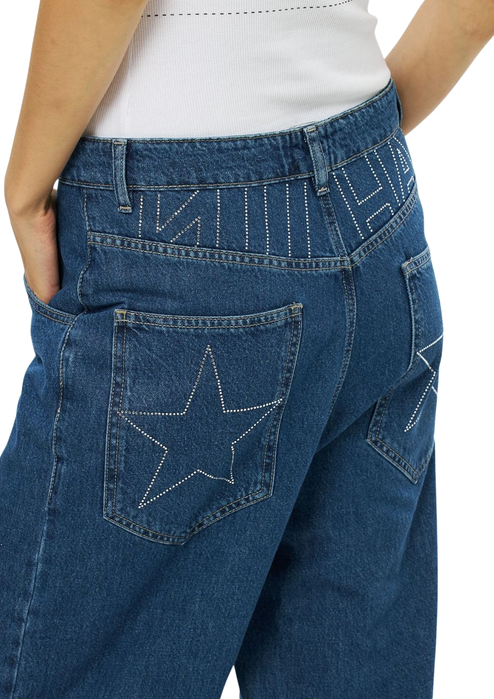 BAGGY JEANS IN BLUE DENIM - Image 4