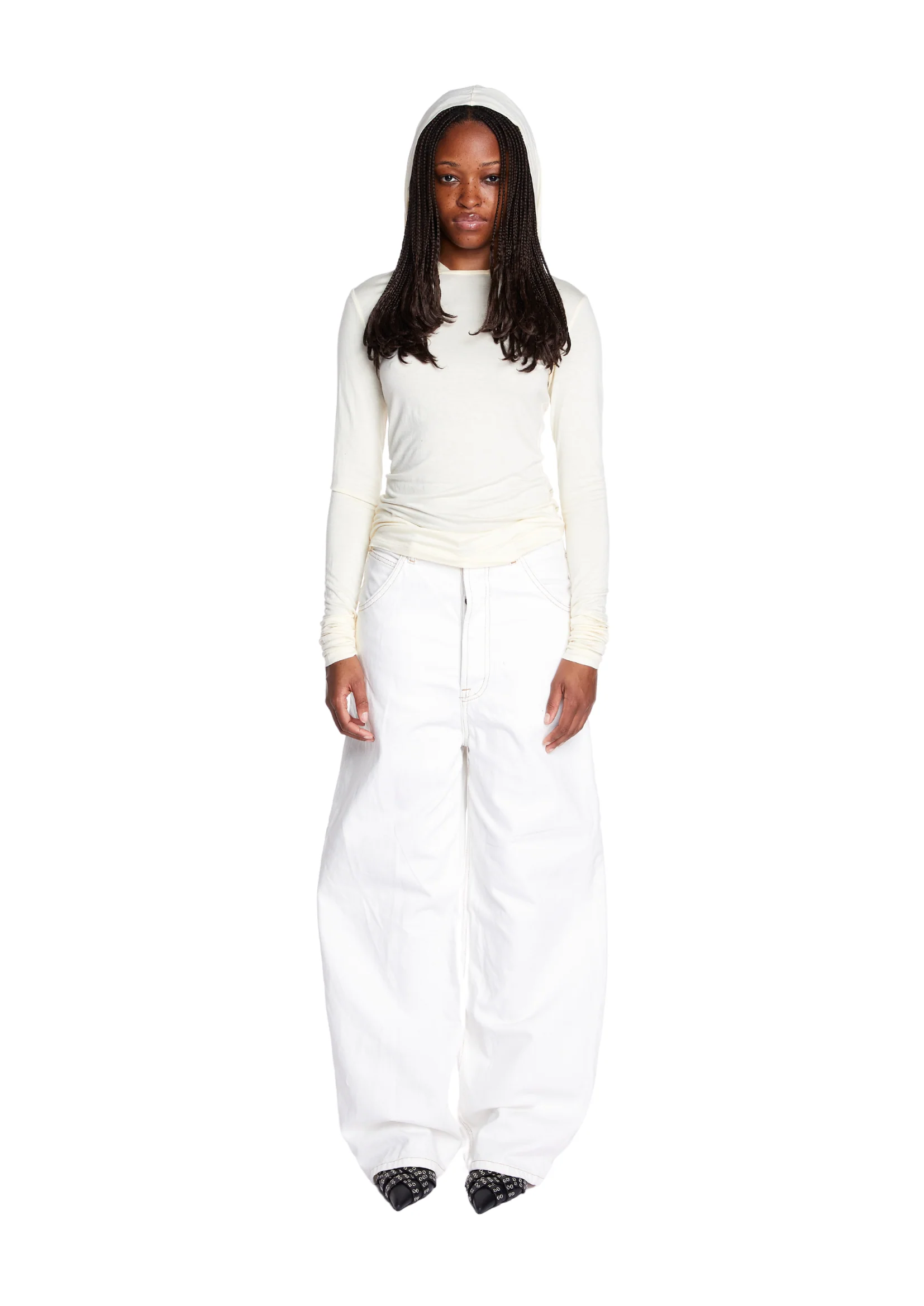 BAGGY JEANS IN CANVAS