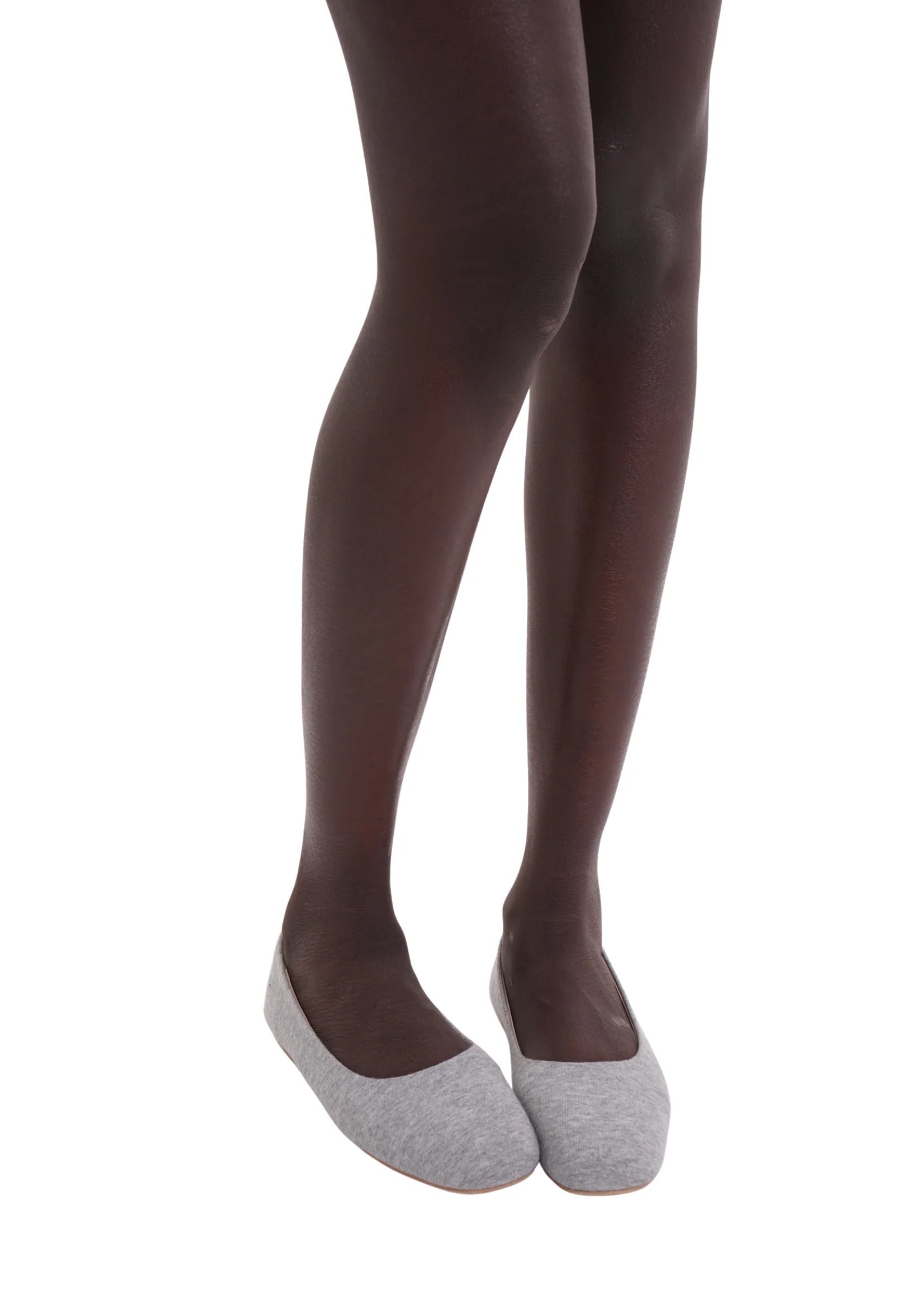 BALLET FLATS IN GREY MARL - Image 3