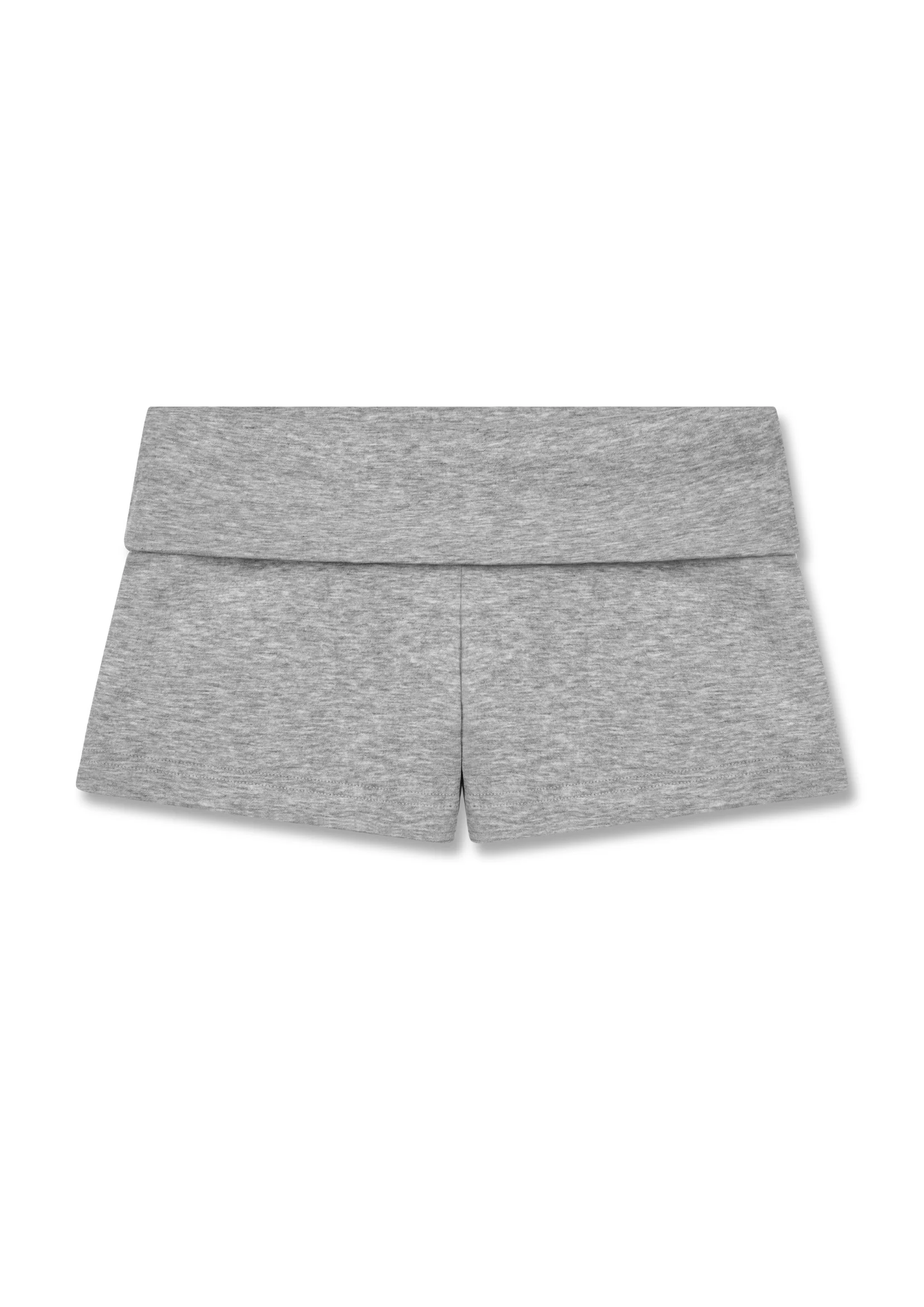 BOOTY SHORTS IN GREY MARL - Image 4