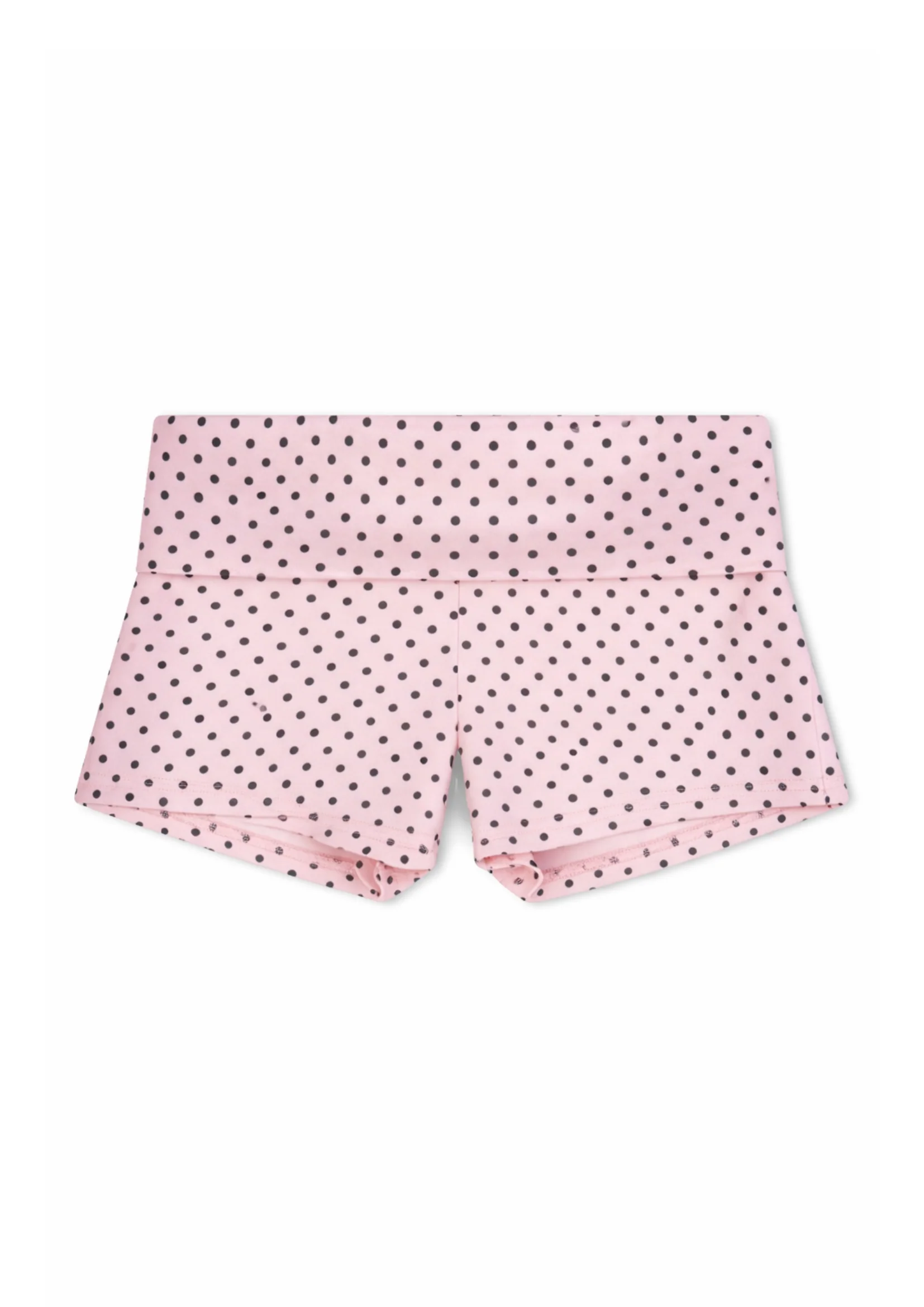 BOOTY SHORTS IN PINK POLKA - Image 5