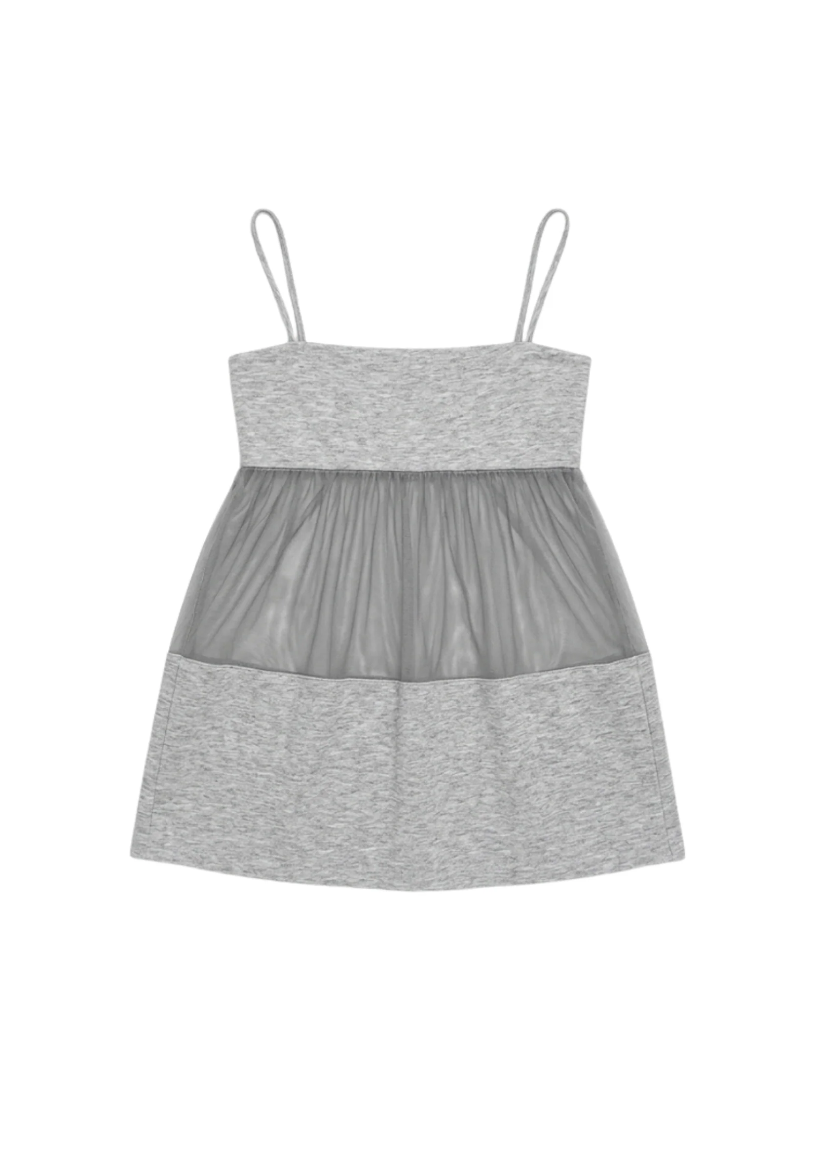 BOP DRESS IN GREY MARL - Image 4