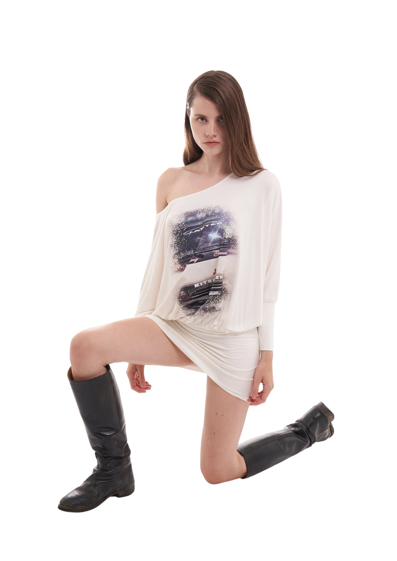 CHARLI DRESS IN FOREVER NOTHING - Image 3