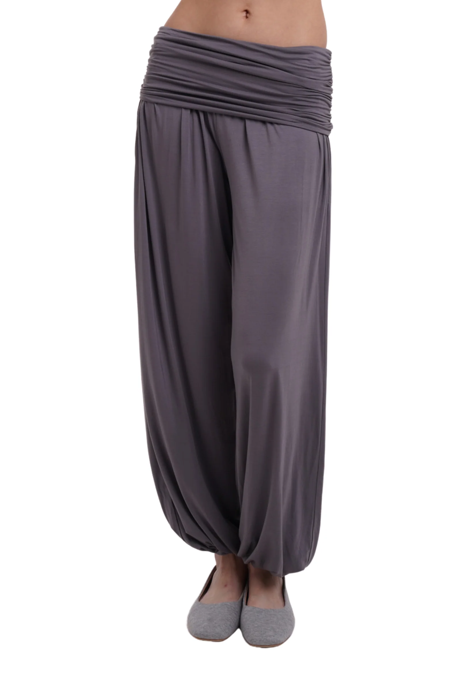 CHARLI LONG TROUSERS IN SMOKE - Image 5