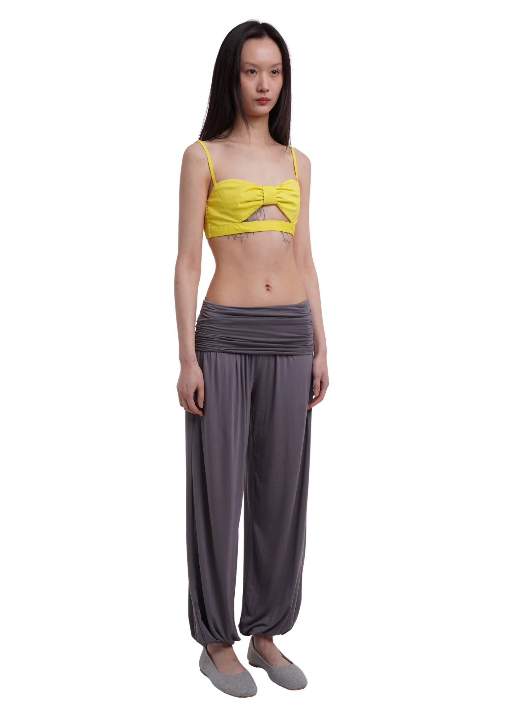 CHARLI LONG TROUSERS IN SMOKE - Image 7