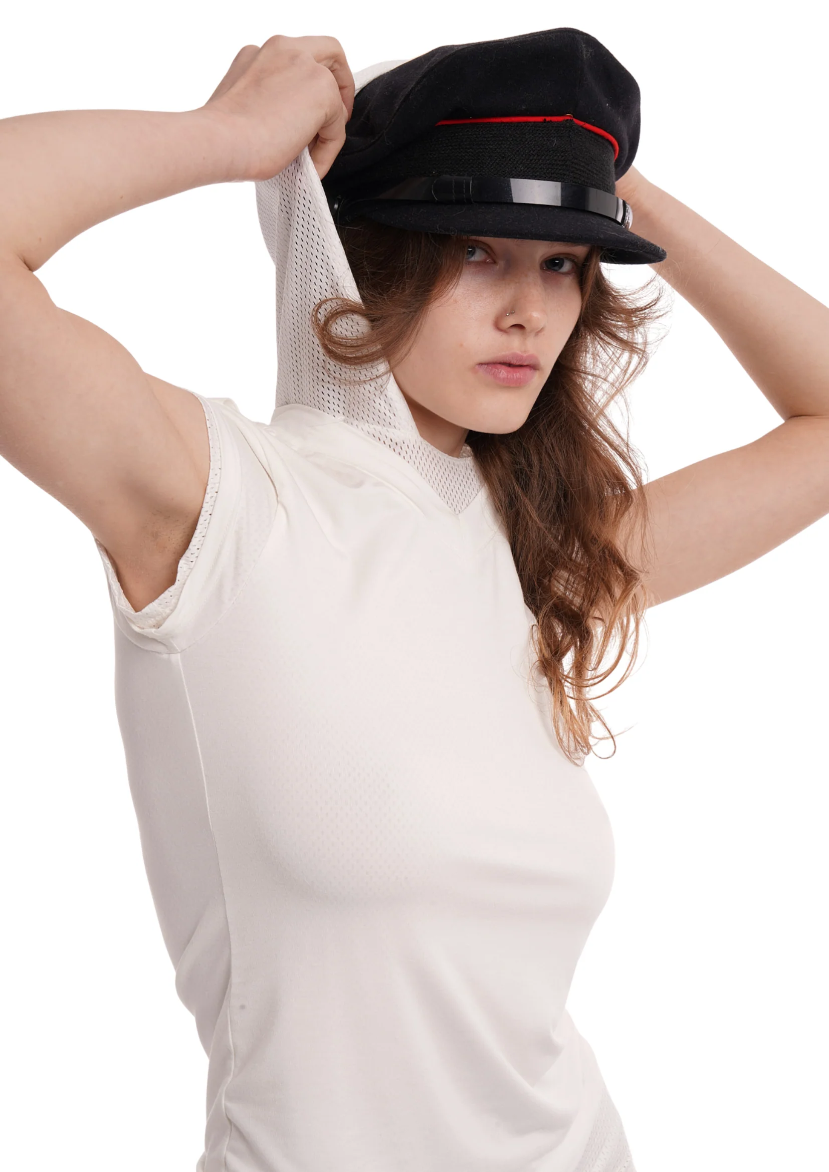 COMBAT BABY TEE IN WHITE - Image 5
