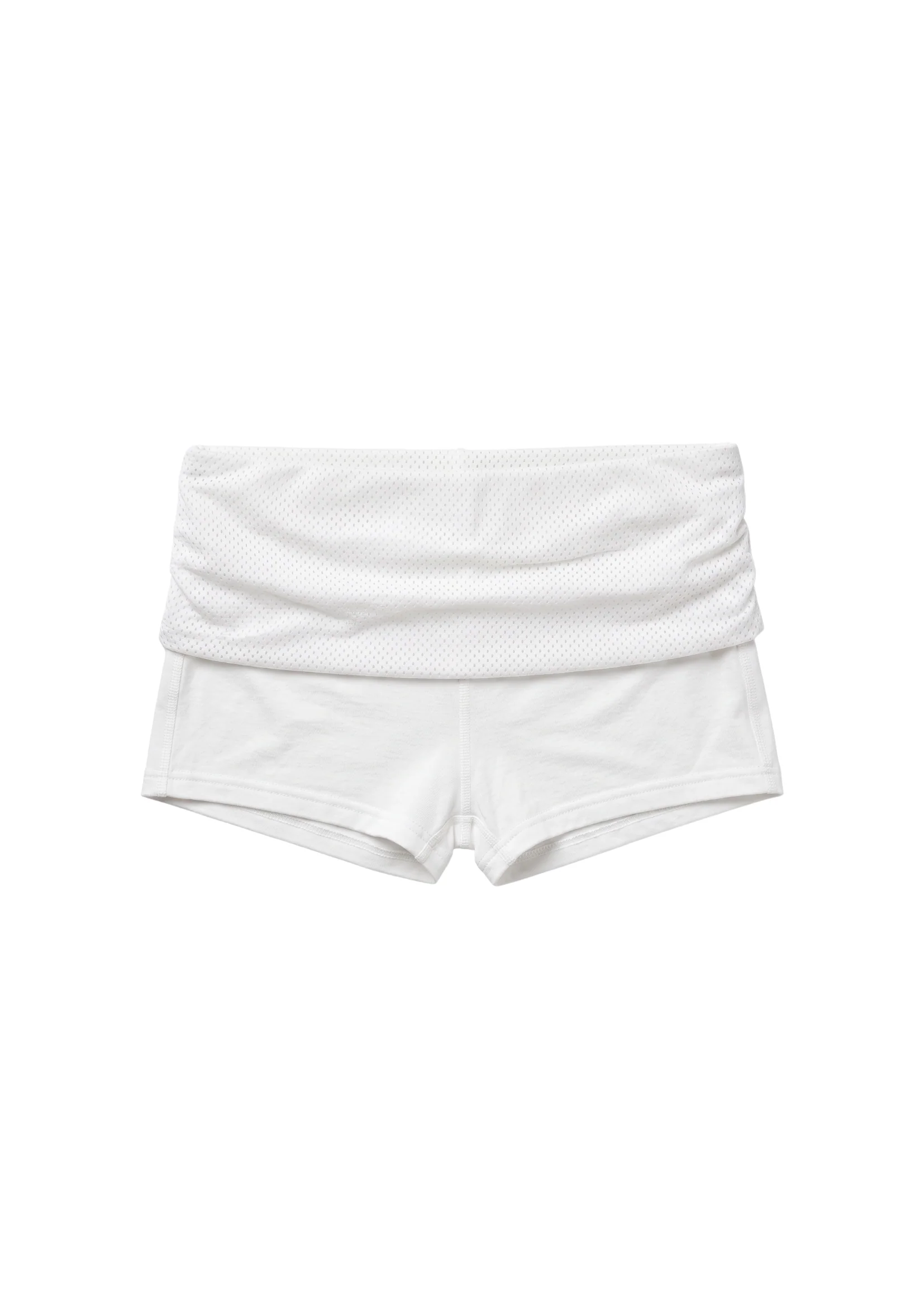 COMBAT BOOTY SHORTS IN WHITE - Image 10