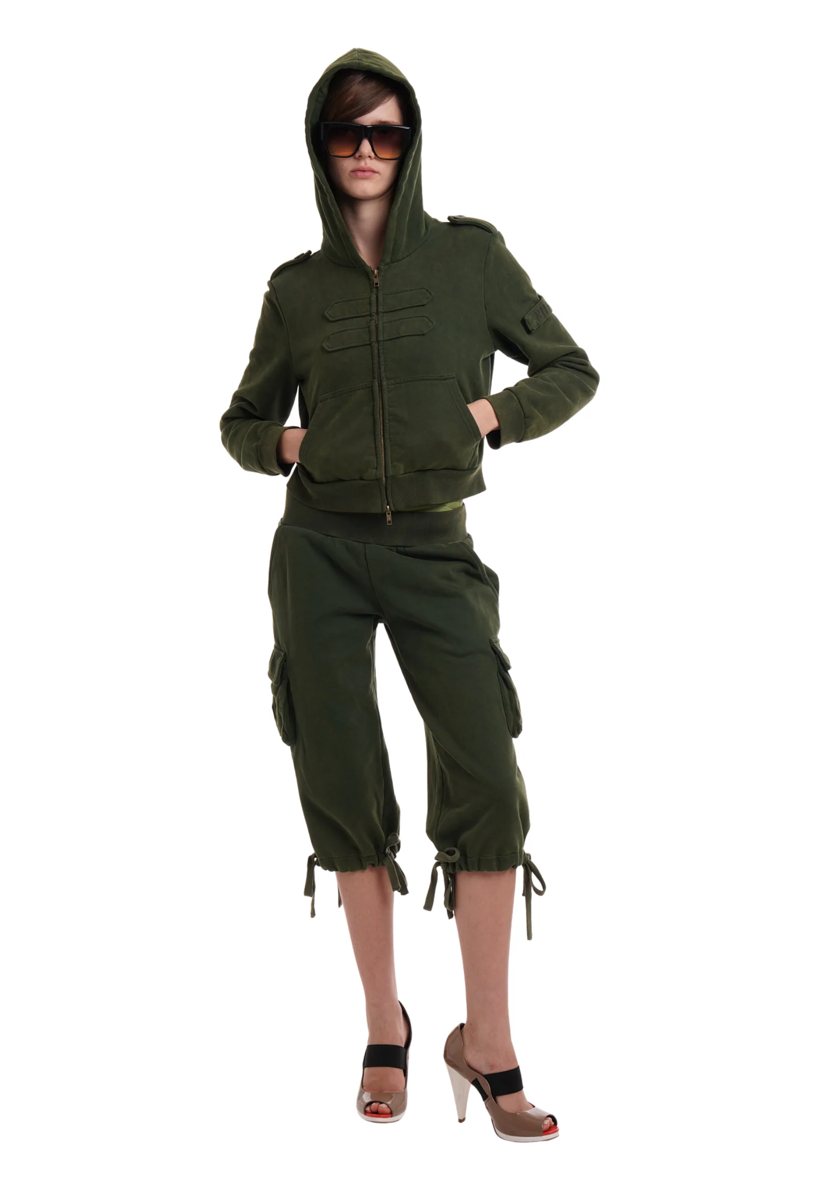 COMBAT UTILITY TRACKSUIT MILITARY GREEN - Image 3