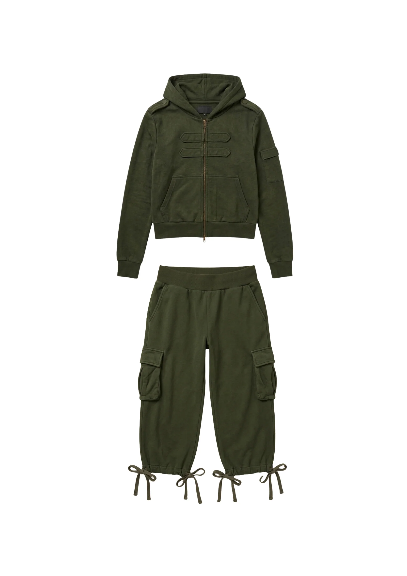COMBAT UTILITY TRACKSUIT MILITARY GREEN - Image 5