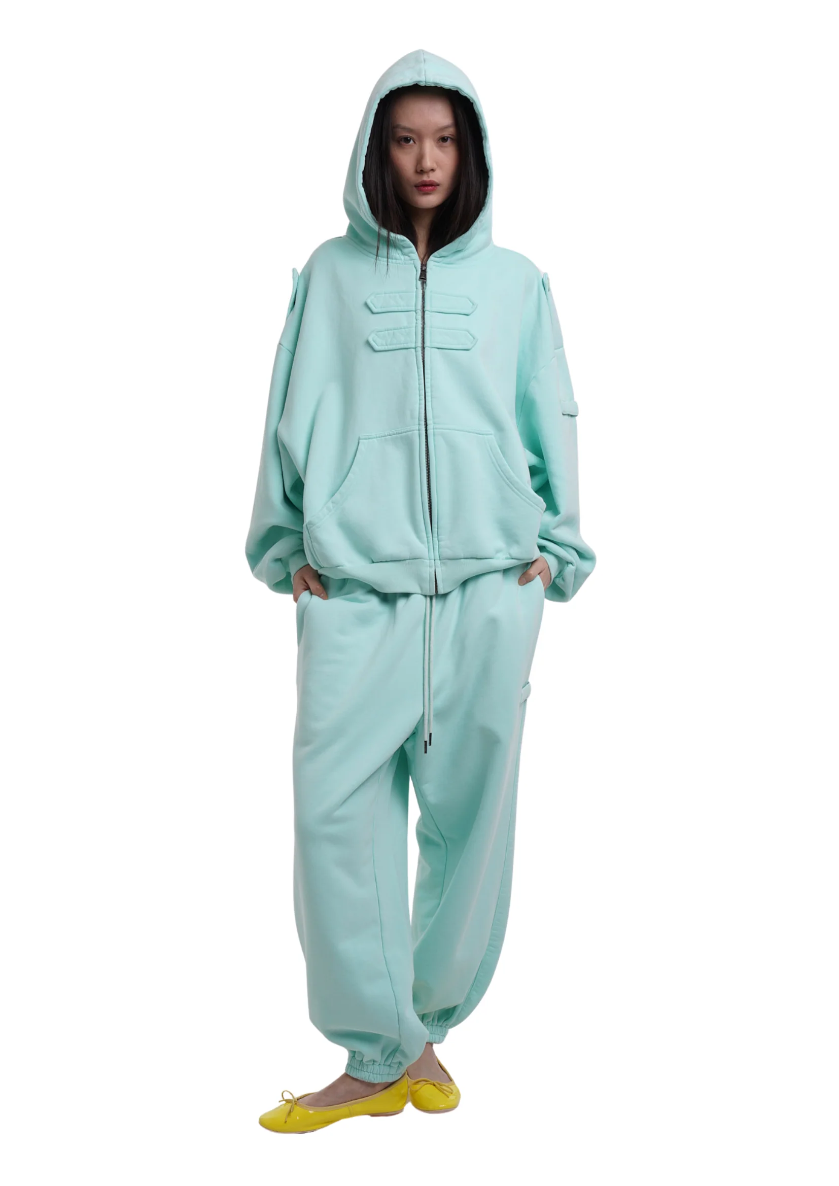 COVER HOODIE IN ICE - Image 2