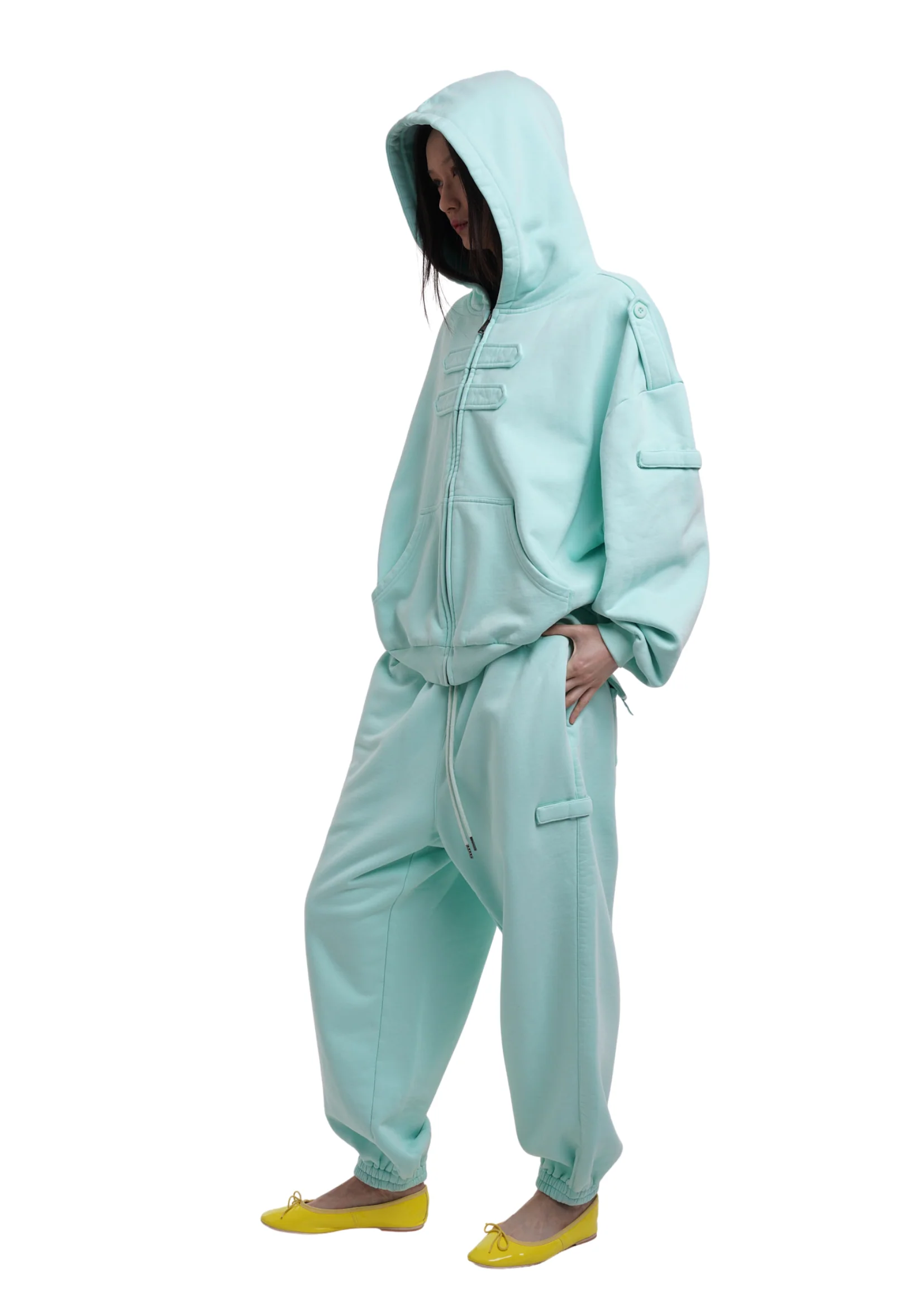 COVER HOODIE IN ICE - Image 3