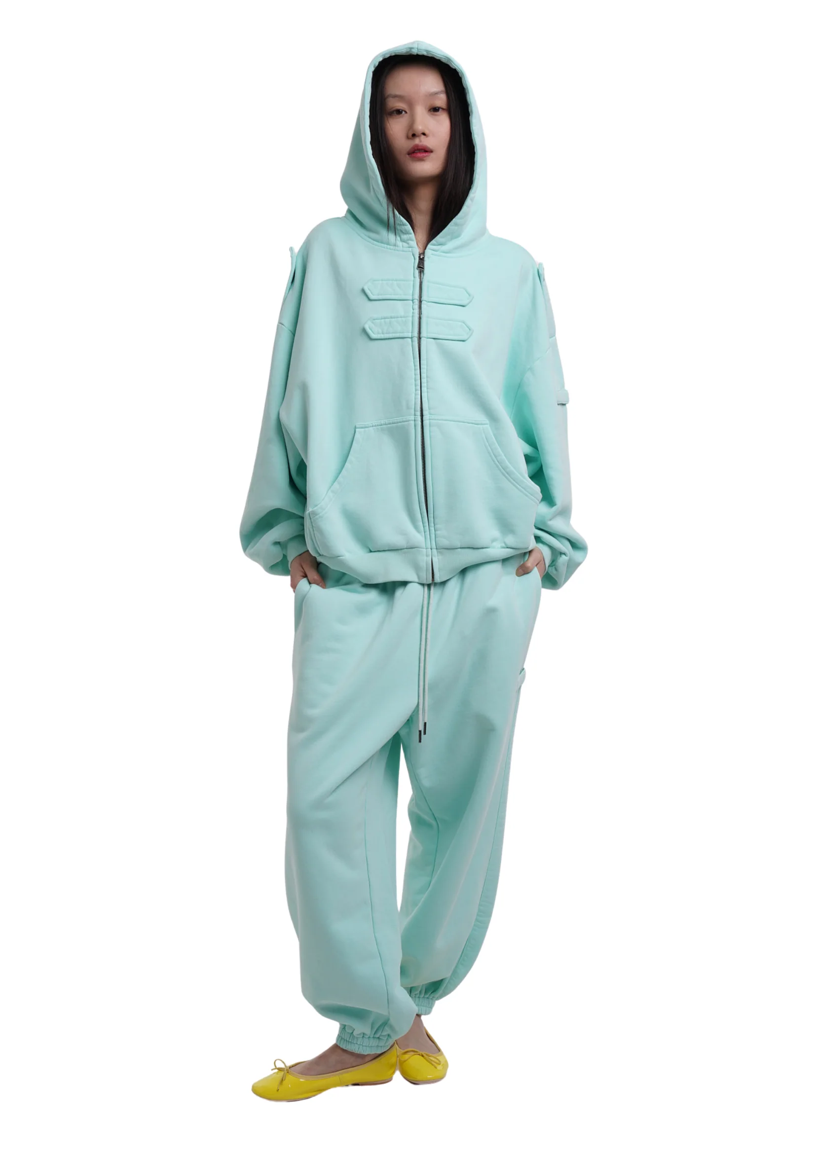 COVER HOODIE IN ICE - Image 7