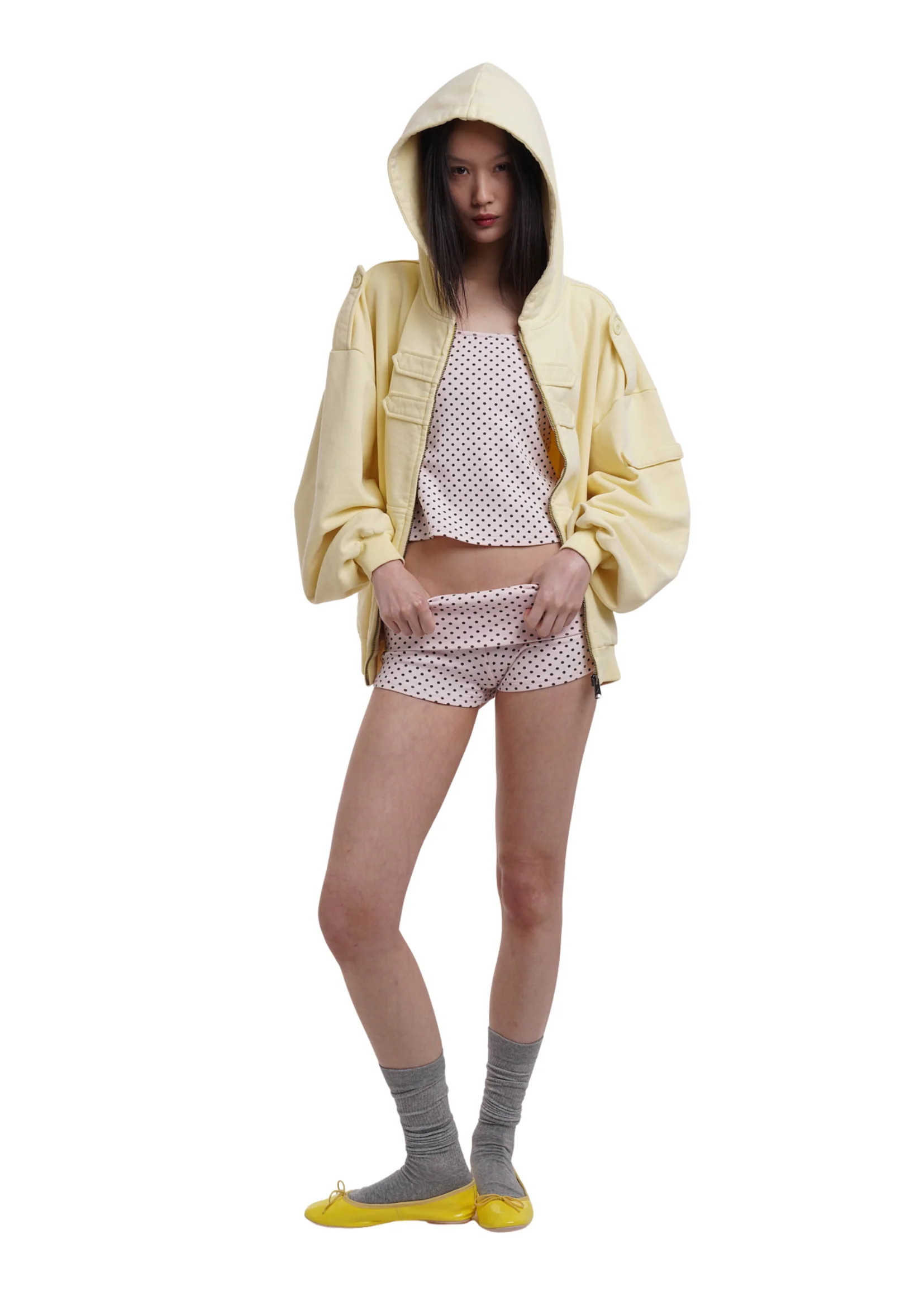 COVER HOODIE IN LEMON - Image 7