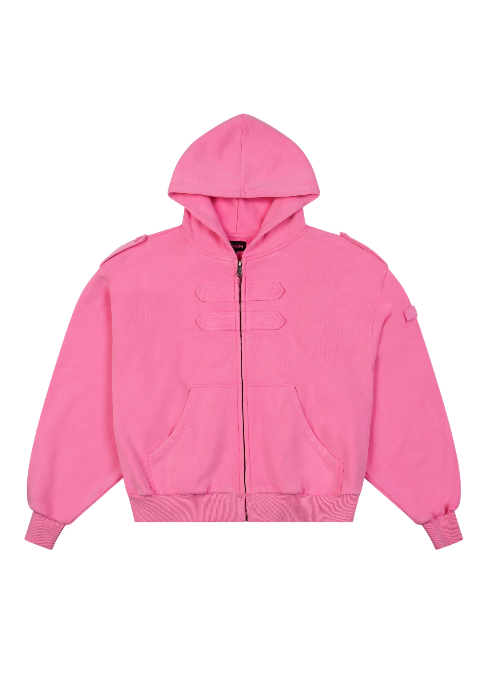 COVER HOODIE IN WORN ROSIE PINK