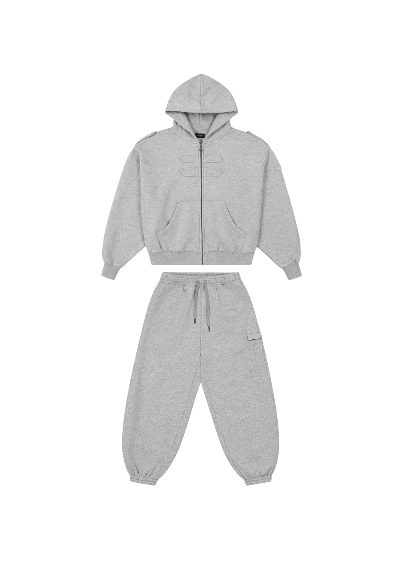 COVER TRACKSUIT GREY MARL - Image 4