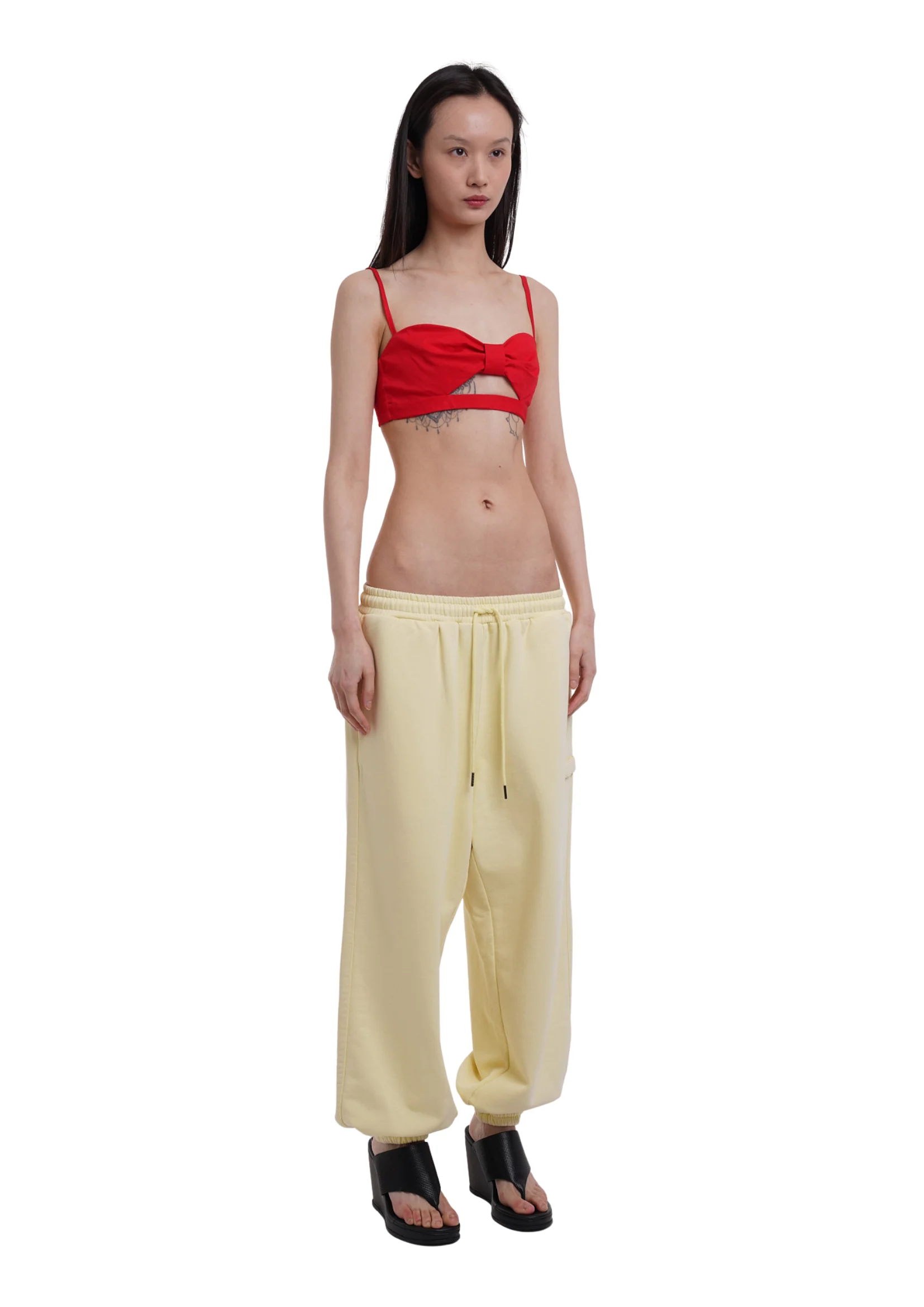 COVER TRACK PANTS IN LEMON - Image 3