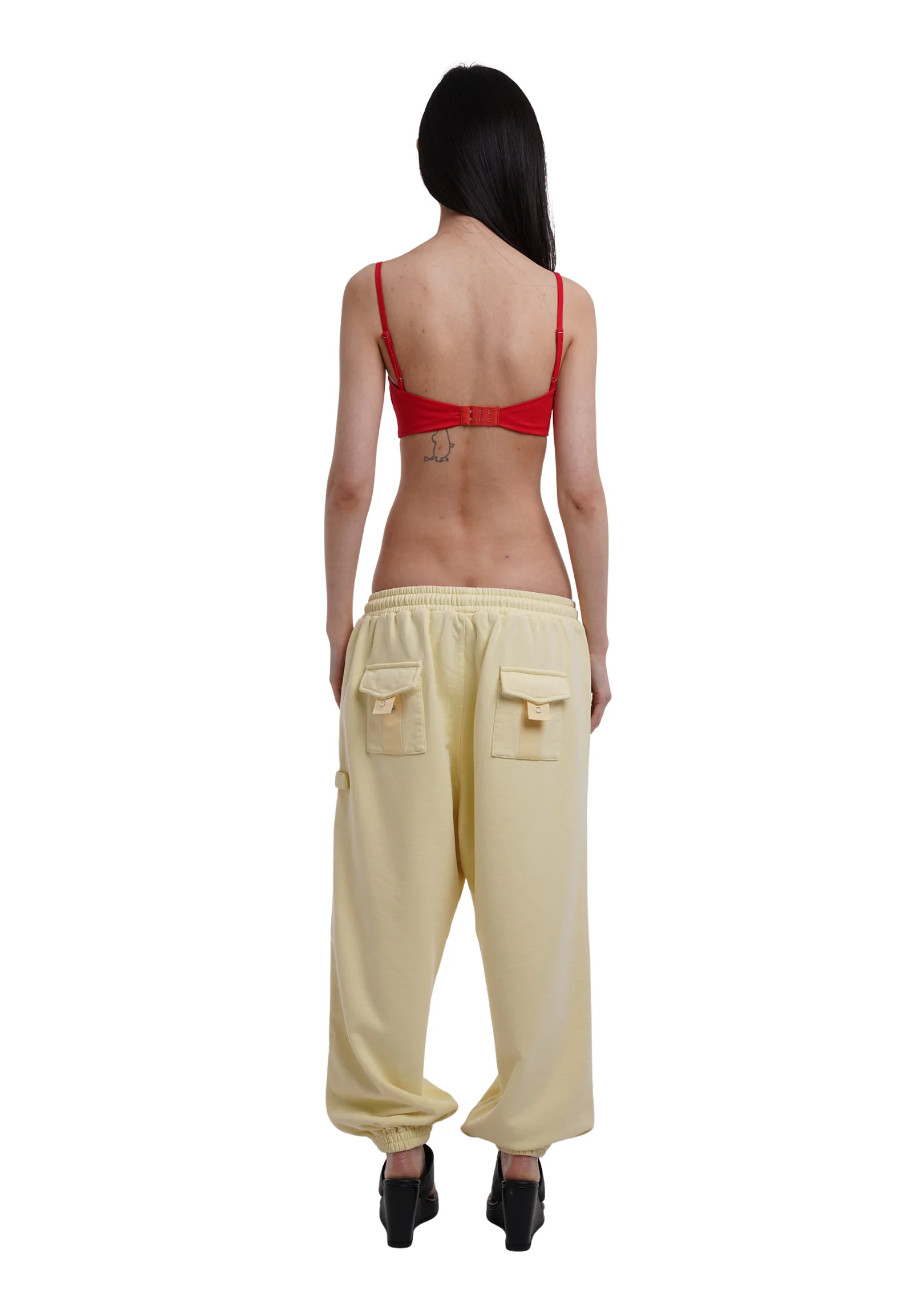 COVER TRACK PANTS IN LEMON - Image 4