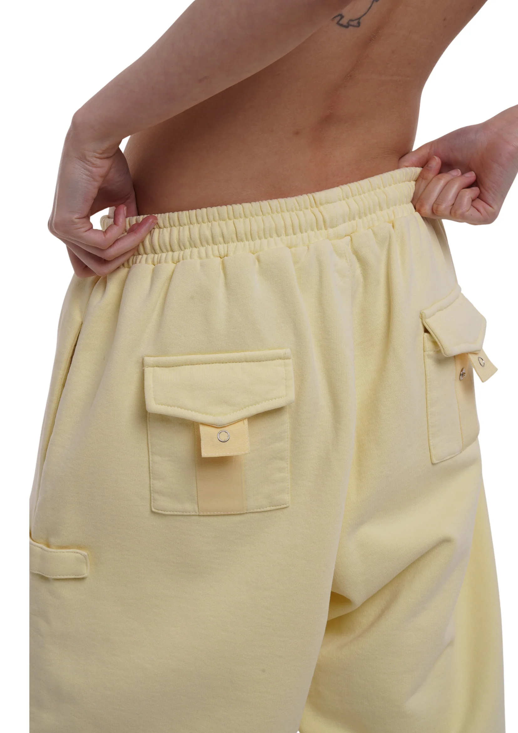 COVER TRACK PANTS IN LEMON - Image 9