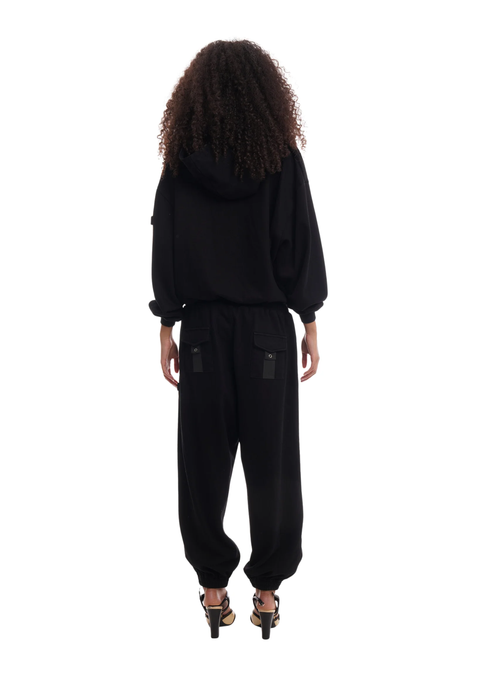 COVER TRACK PANTS WASHED BLACK - Image 4