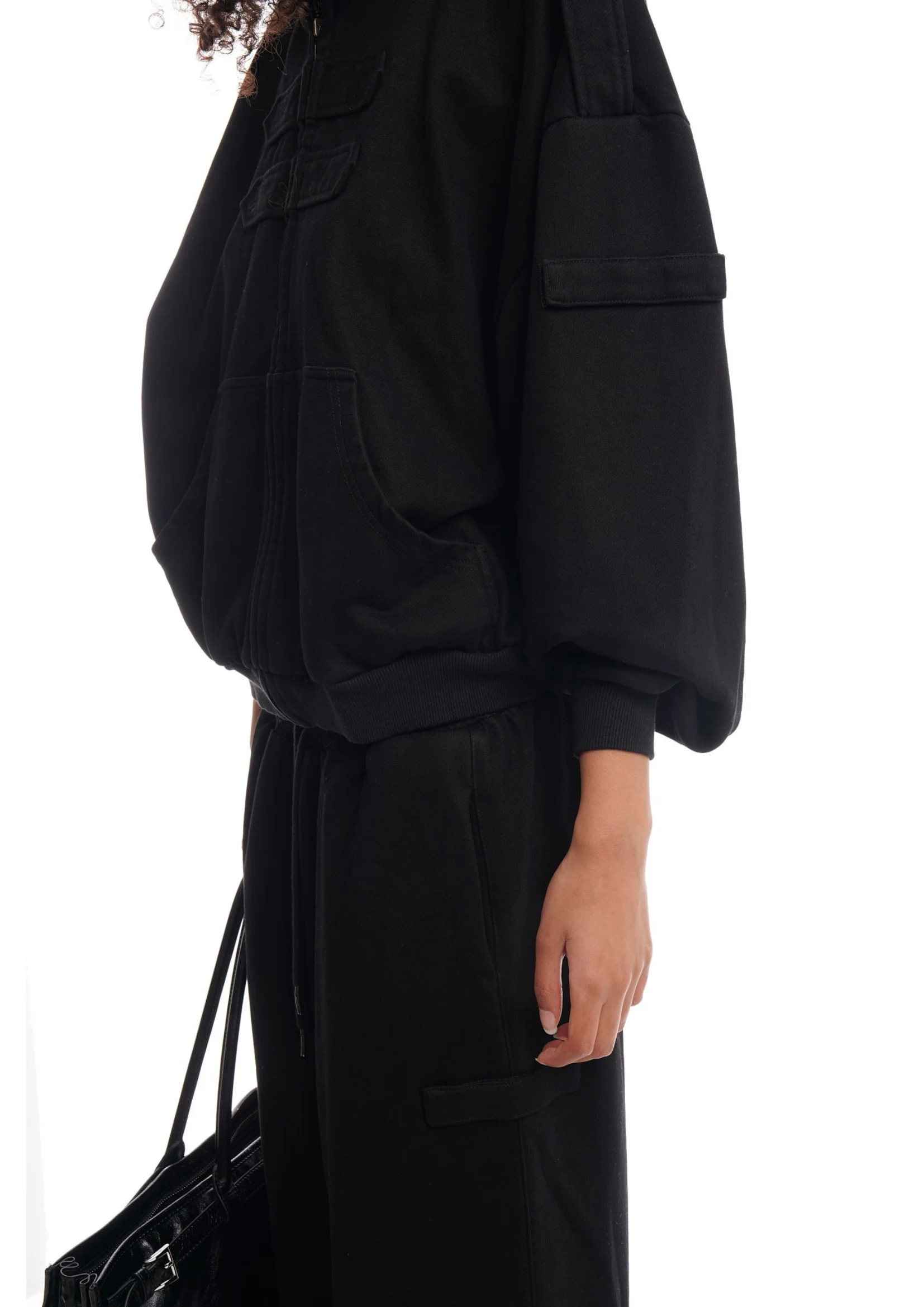 COVER TRACK PANTS WASHED BLACK - Image 6