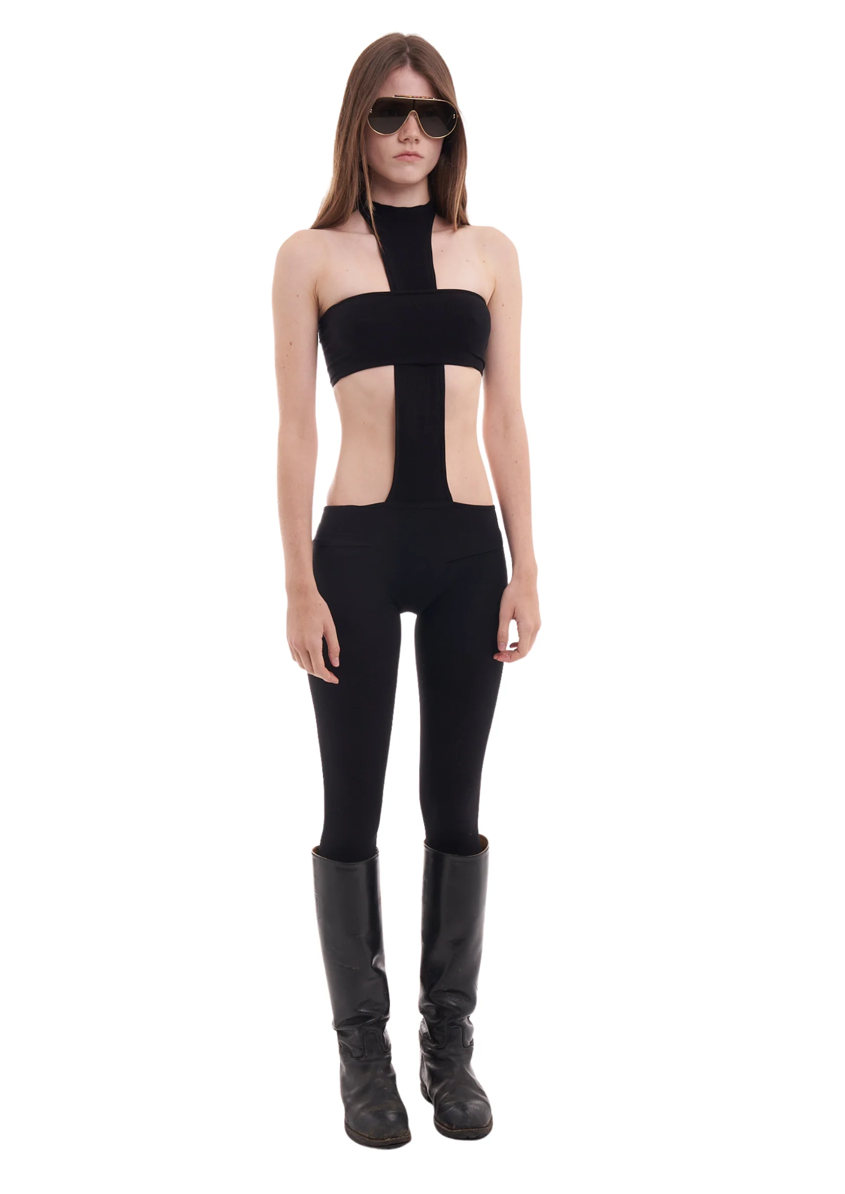 THE CROSS JUMPSUIT IN BLACK - Image 2