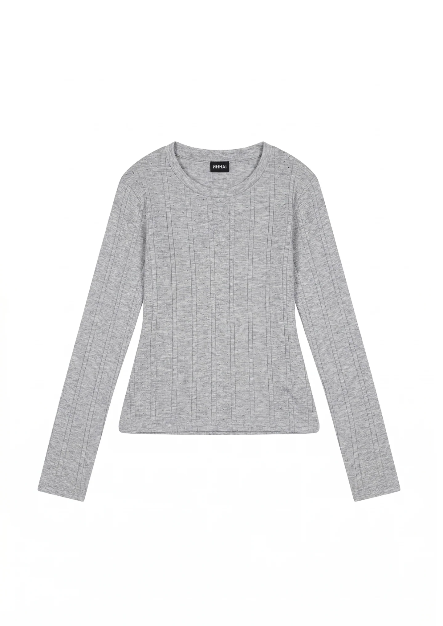 DAISY LONG SLEEVE IN GREY MARL - Image 4