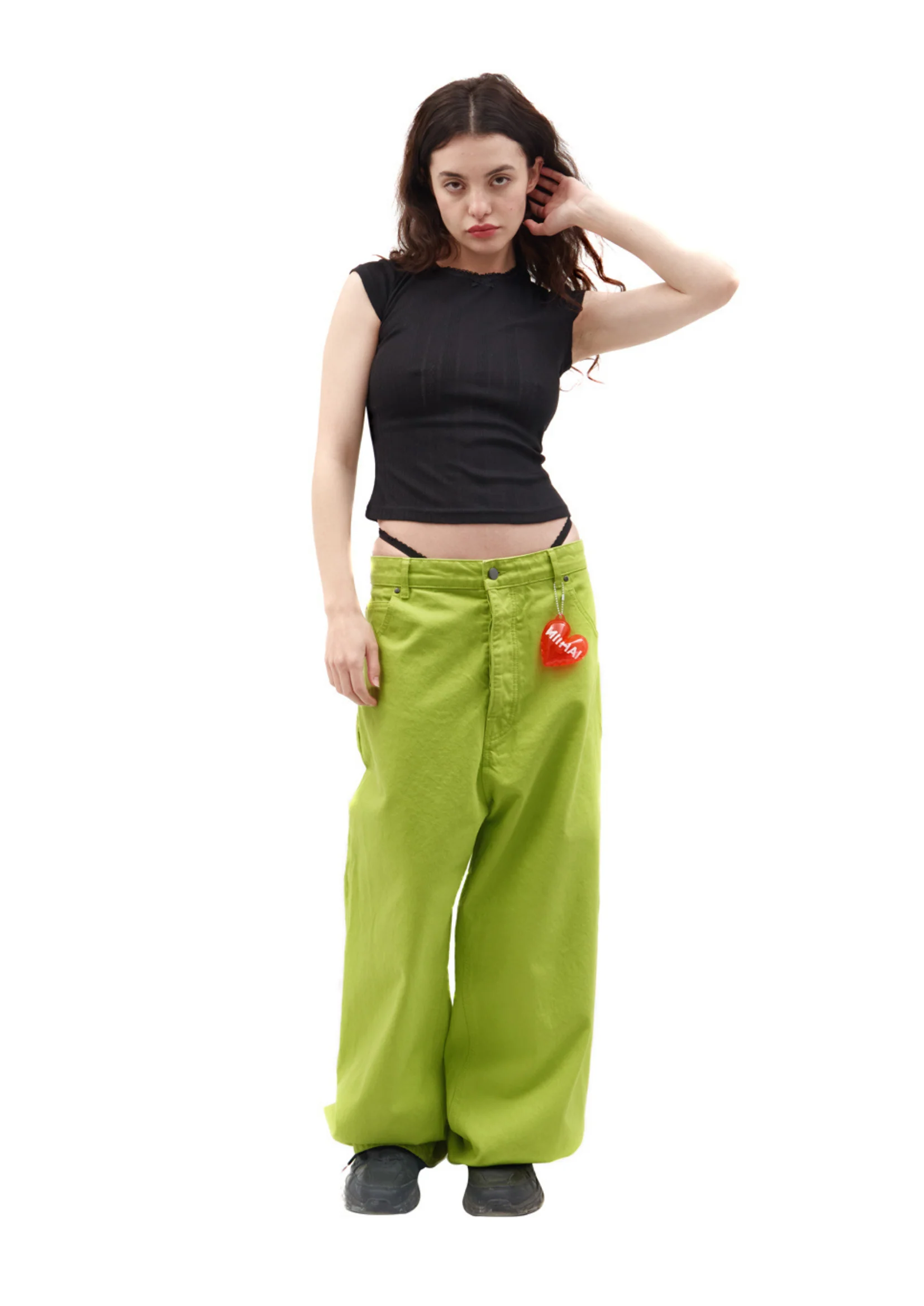 DAISY TEE IN BLACK - Image 3