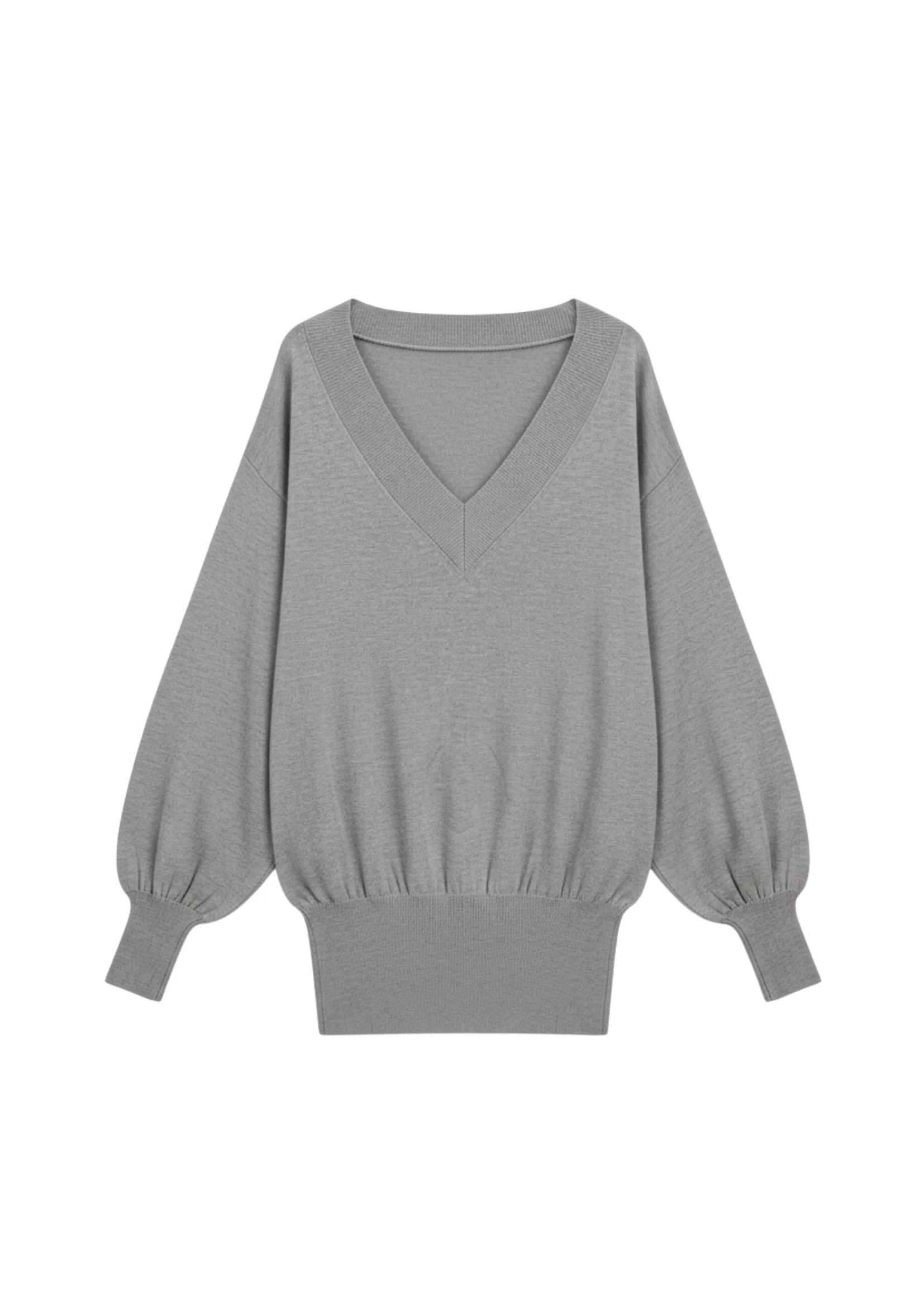 DEEP JUMPER IN GREY MARL - Image 7