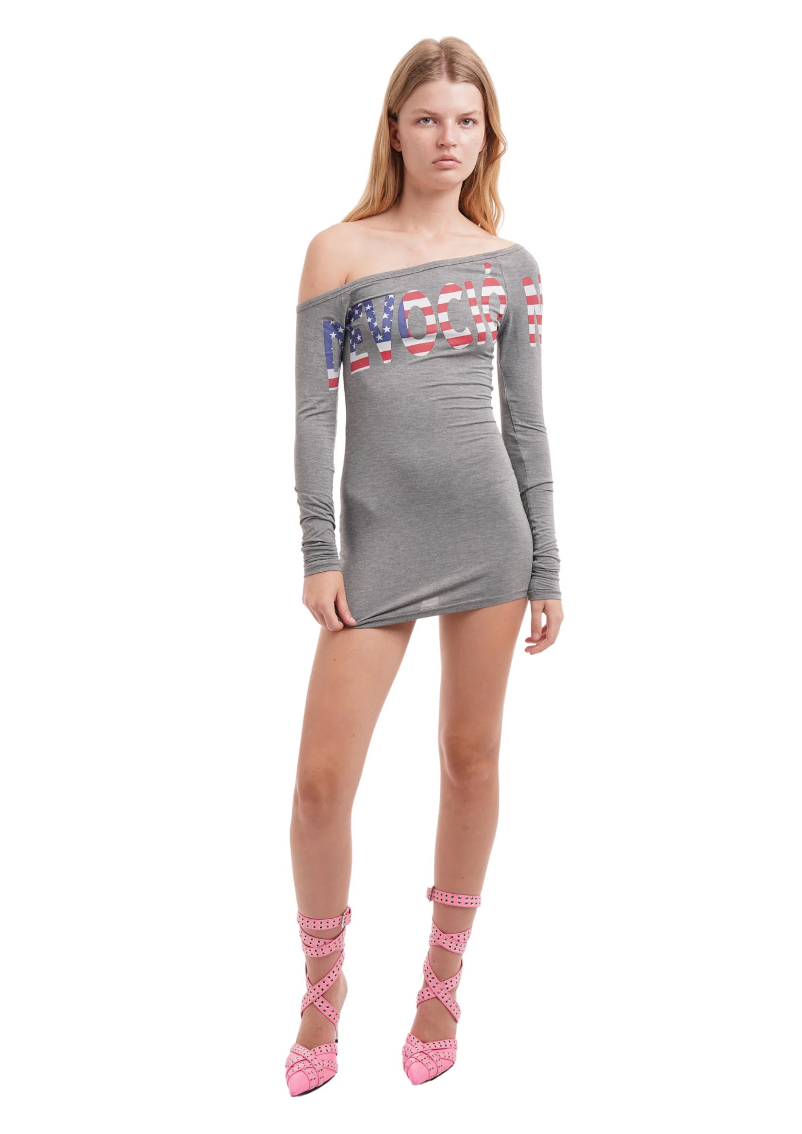 DEVOCIÓN DRESS IN GREY USA - Image 2