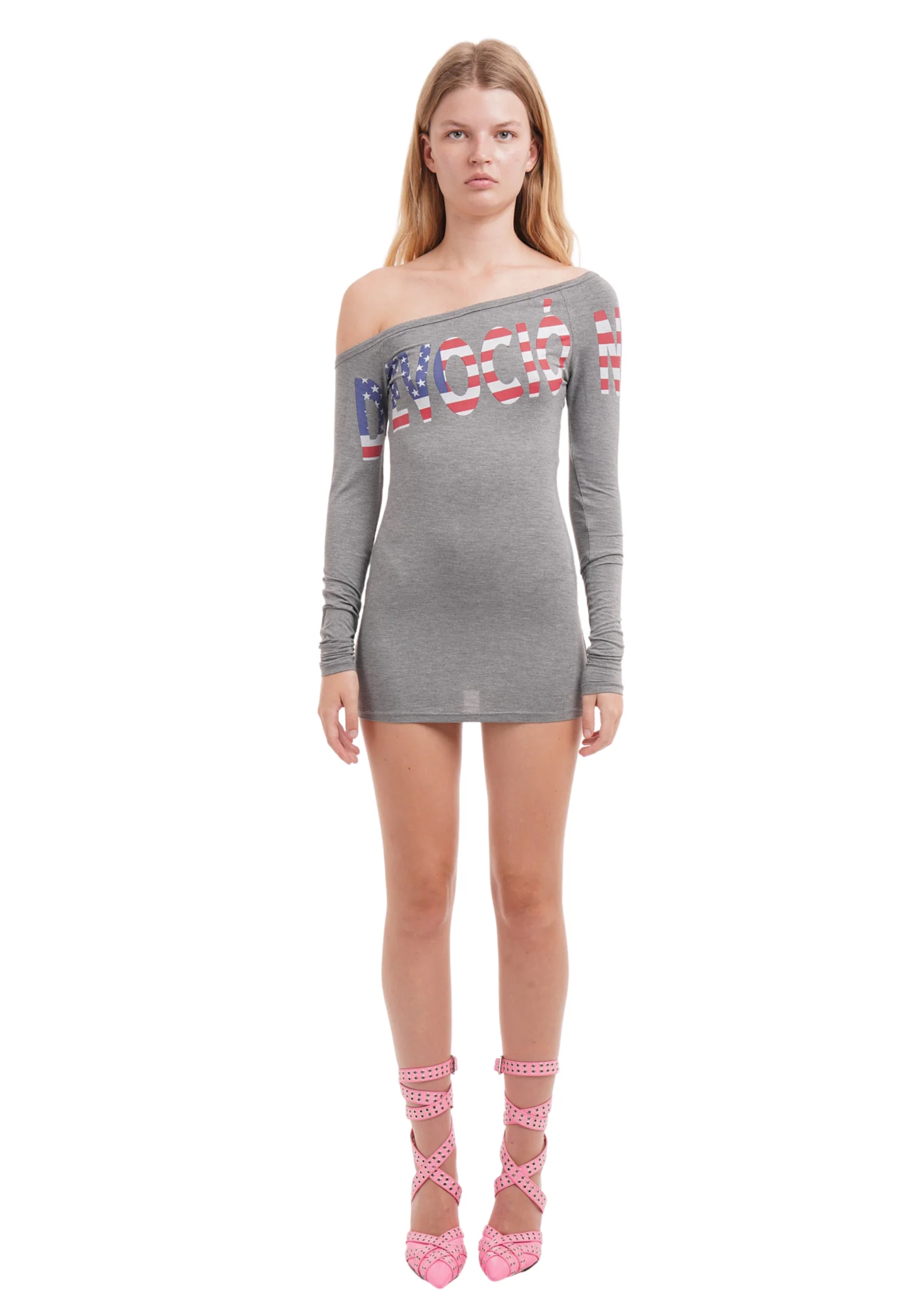 DEVOCIÓN DRESS IN GREY USA - Image 3