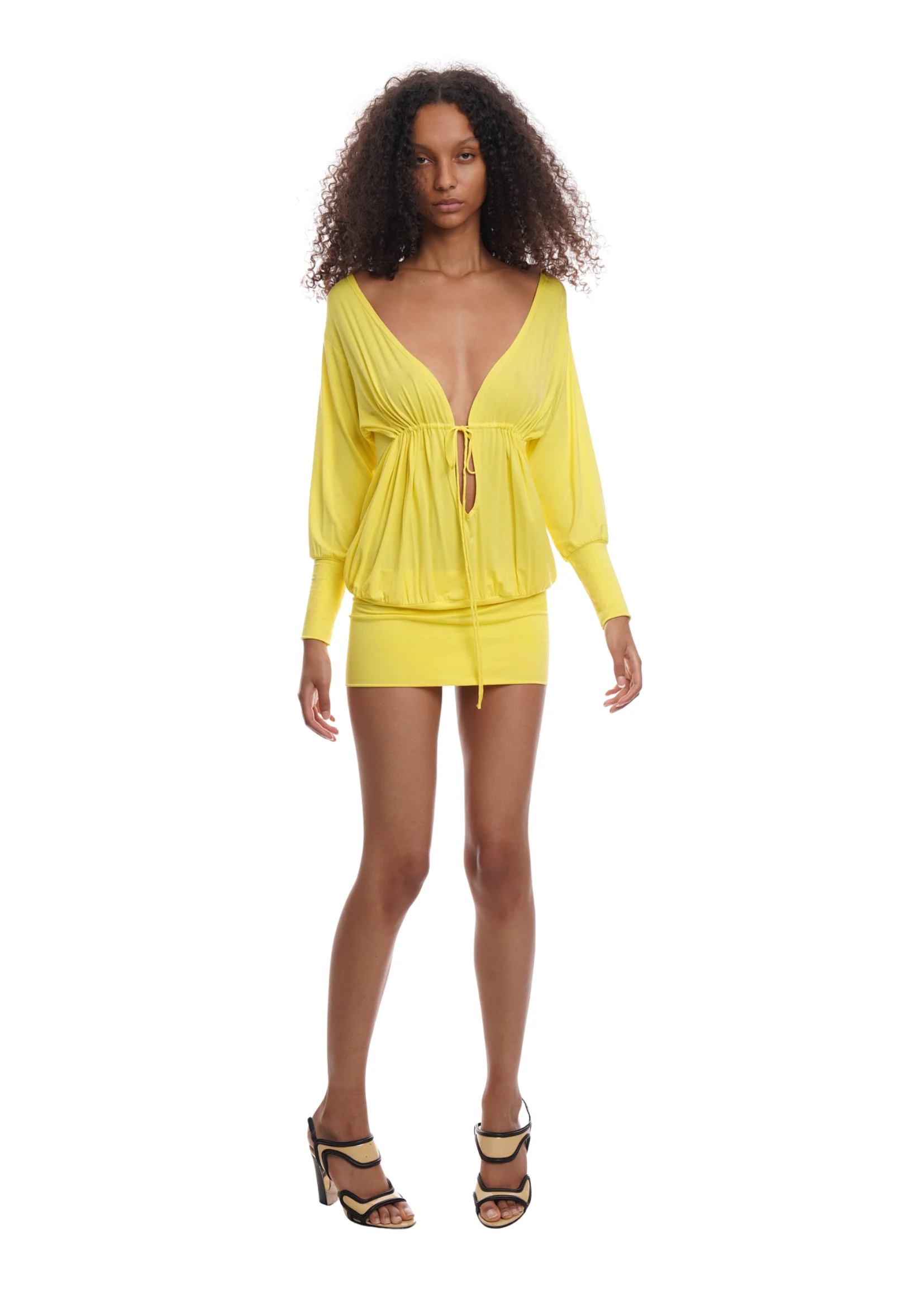 ELLE DRESS IN YELLOW - Image 3