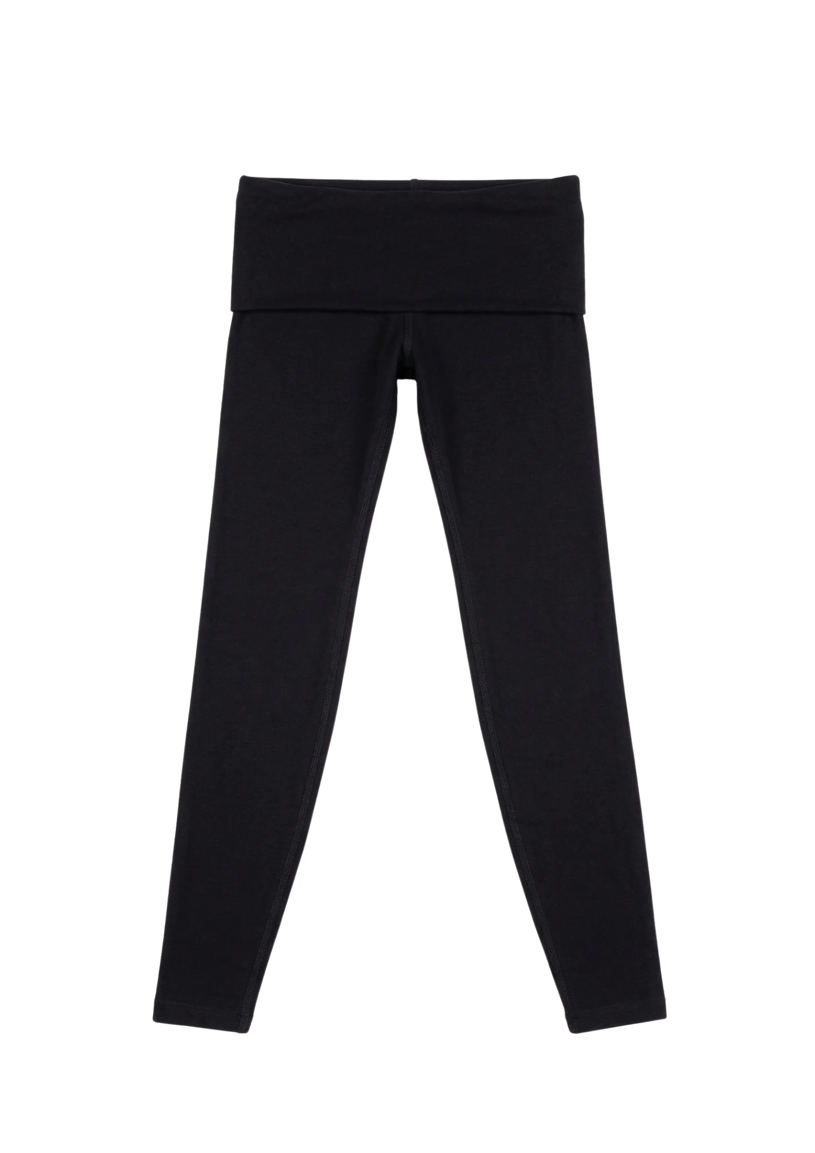 FOLD OVER LEGGINGS IN BLACK - Image 5