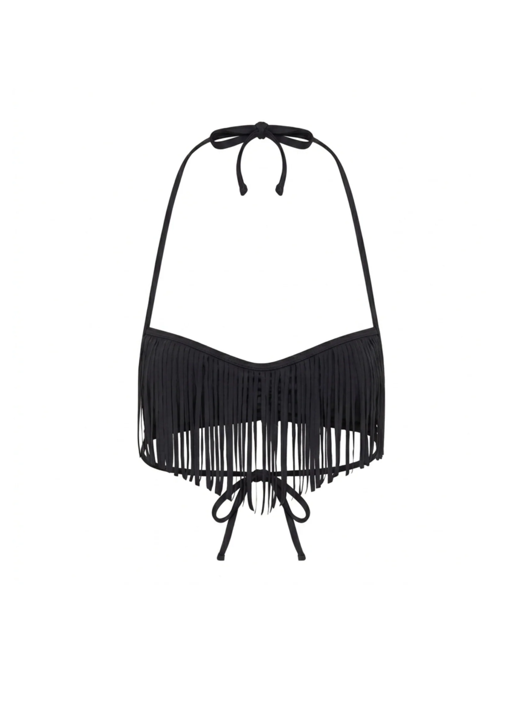 FRINGE TOP IN BLACK - Image 5