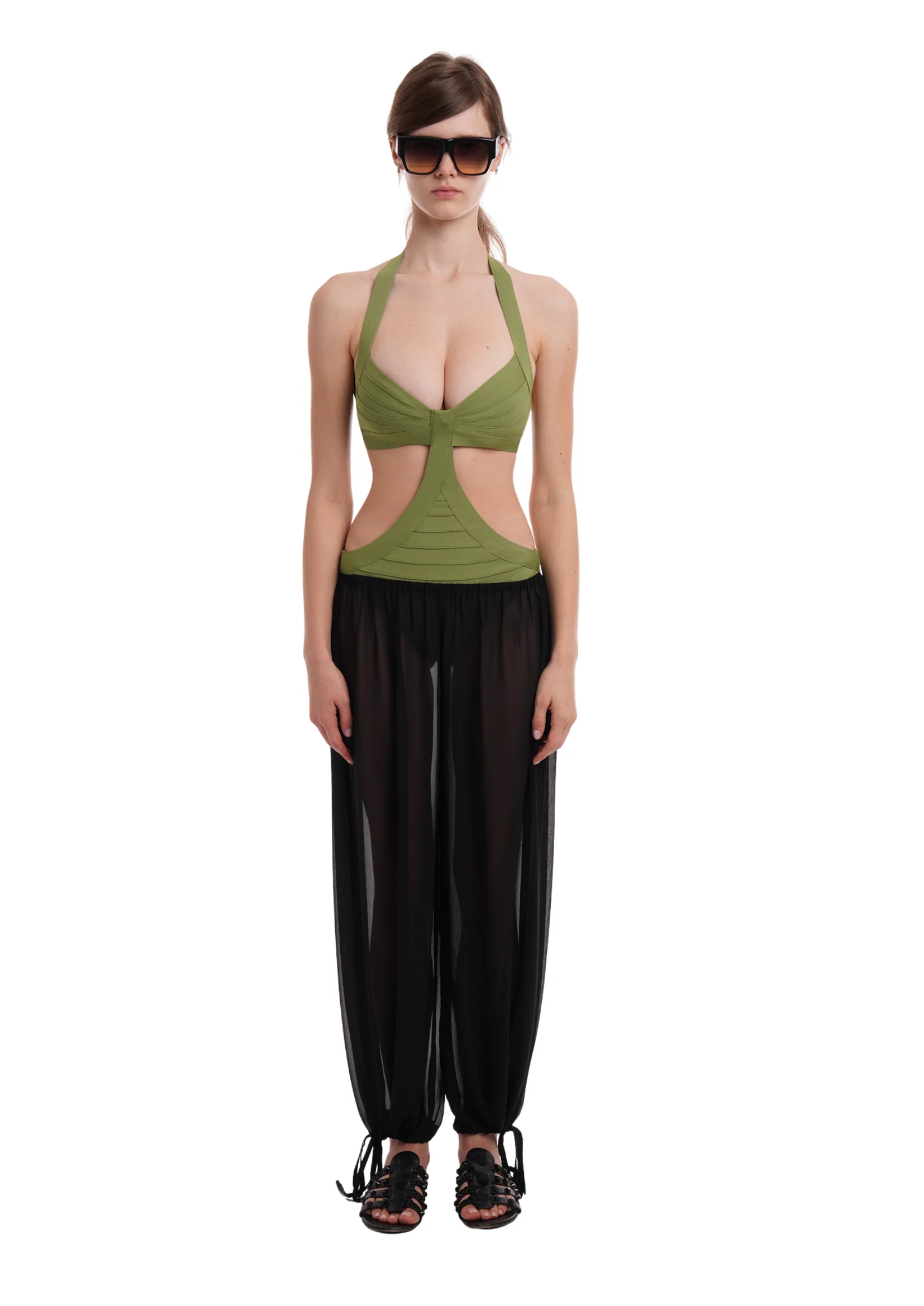 LENA TROUSERS IN BLACK