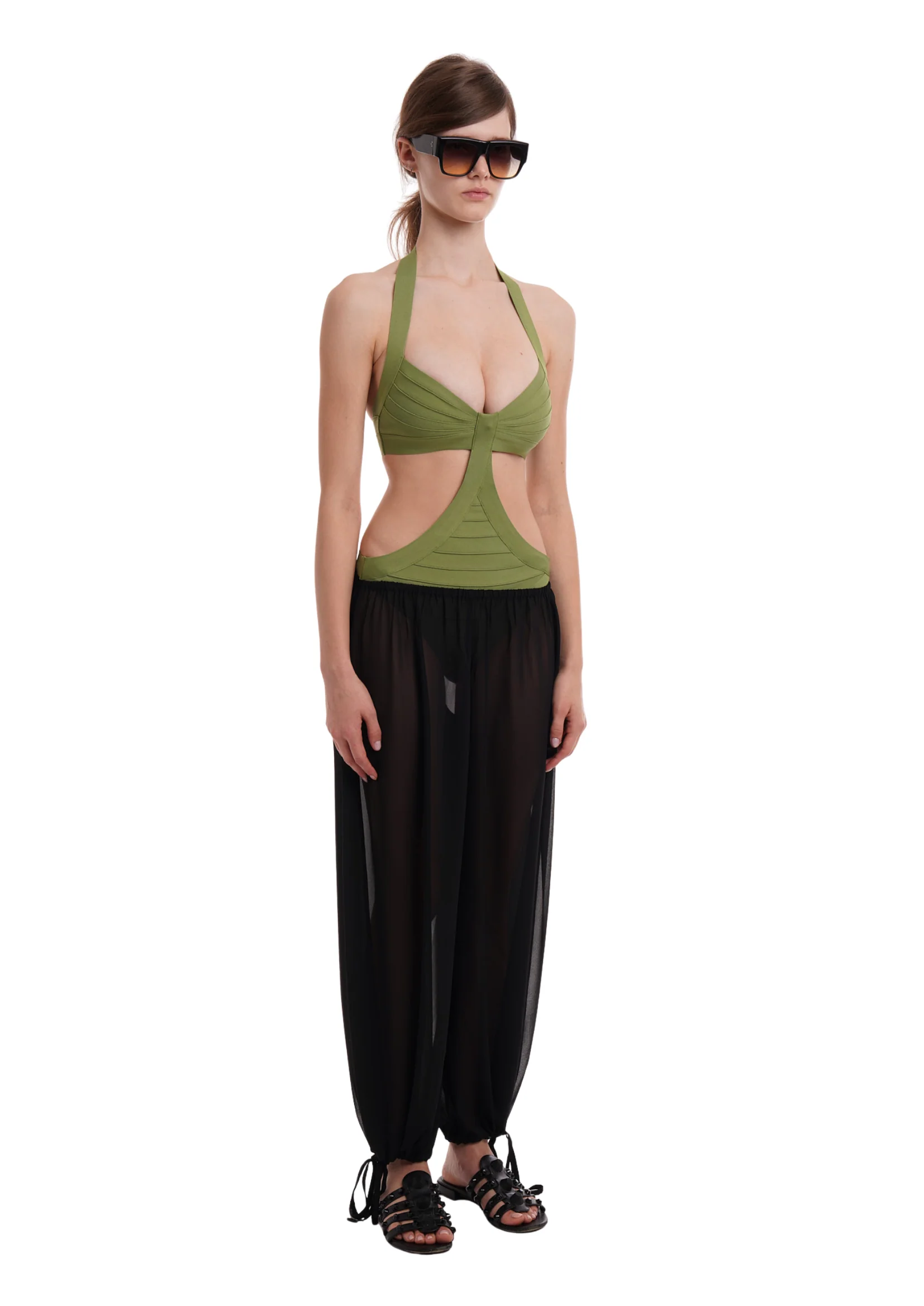 LENA TROUSERS IN BLACK - Image 2