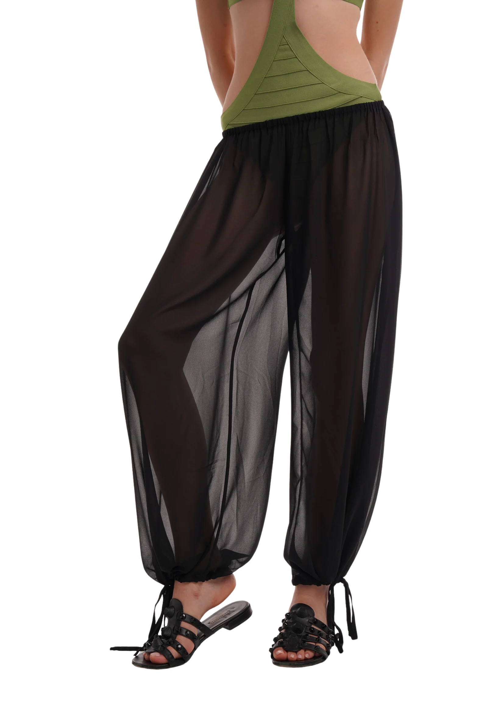 LENA TROUSERS IN BLACK - Image 4