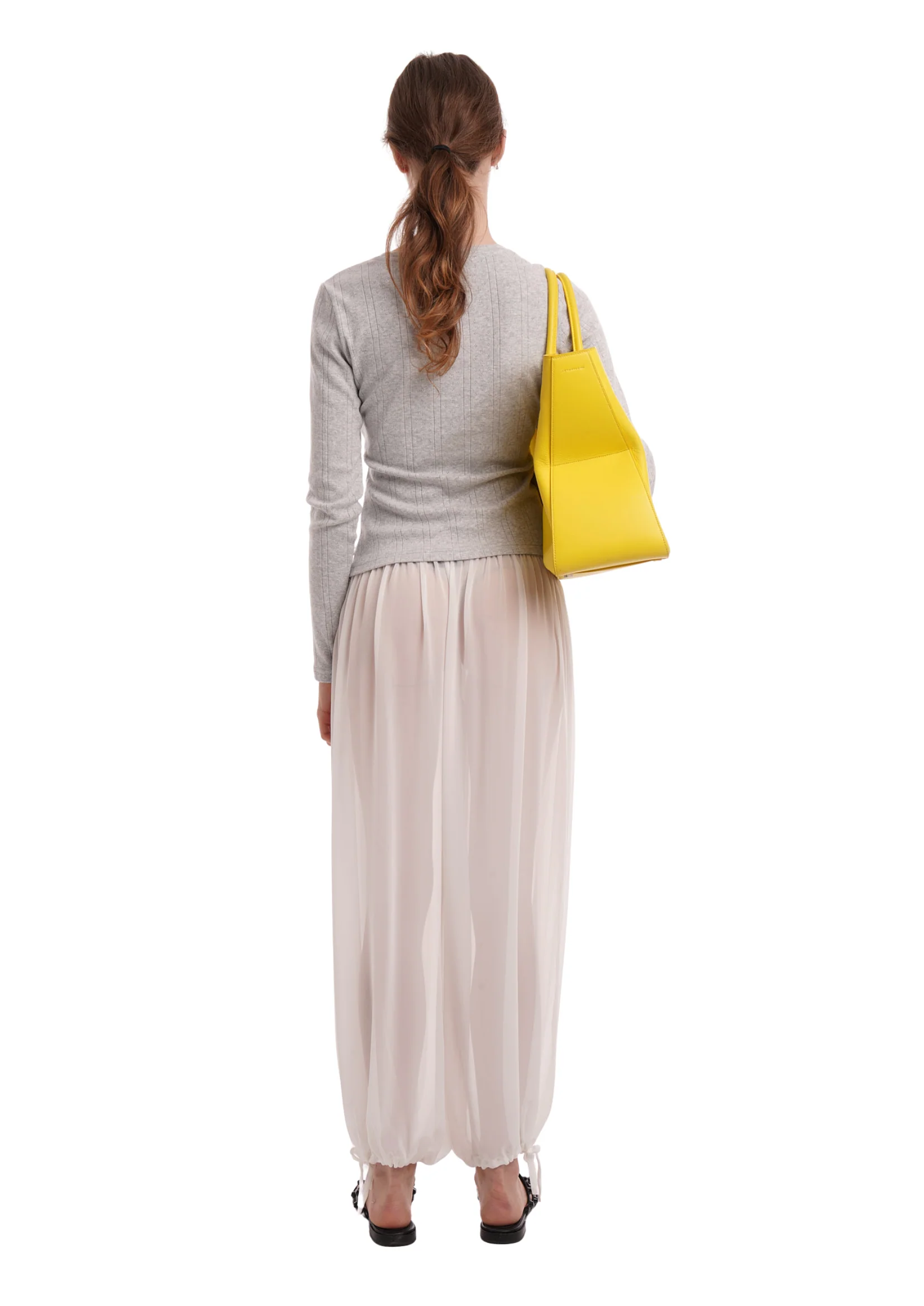 LENA TROUSERS IN GHOST - Image 5