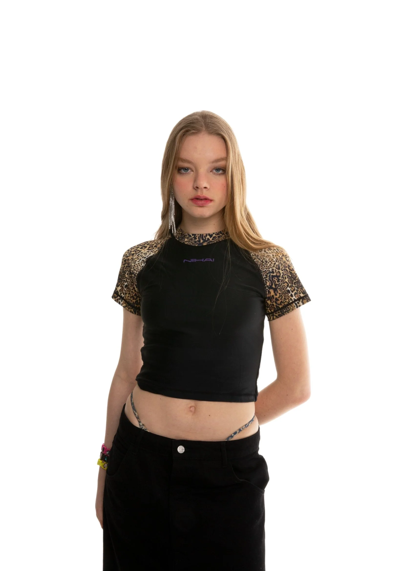 LEOPARD PRINT RASH VEST - Image 2