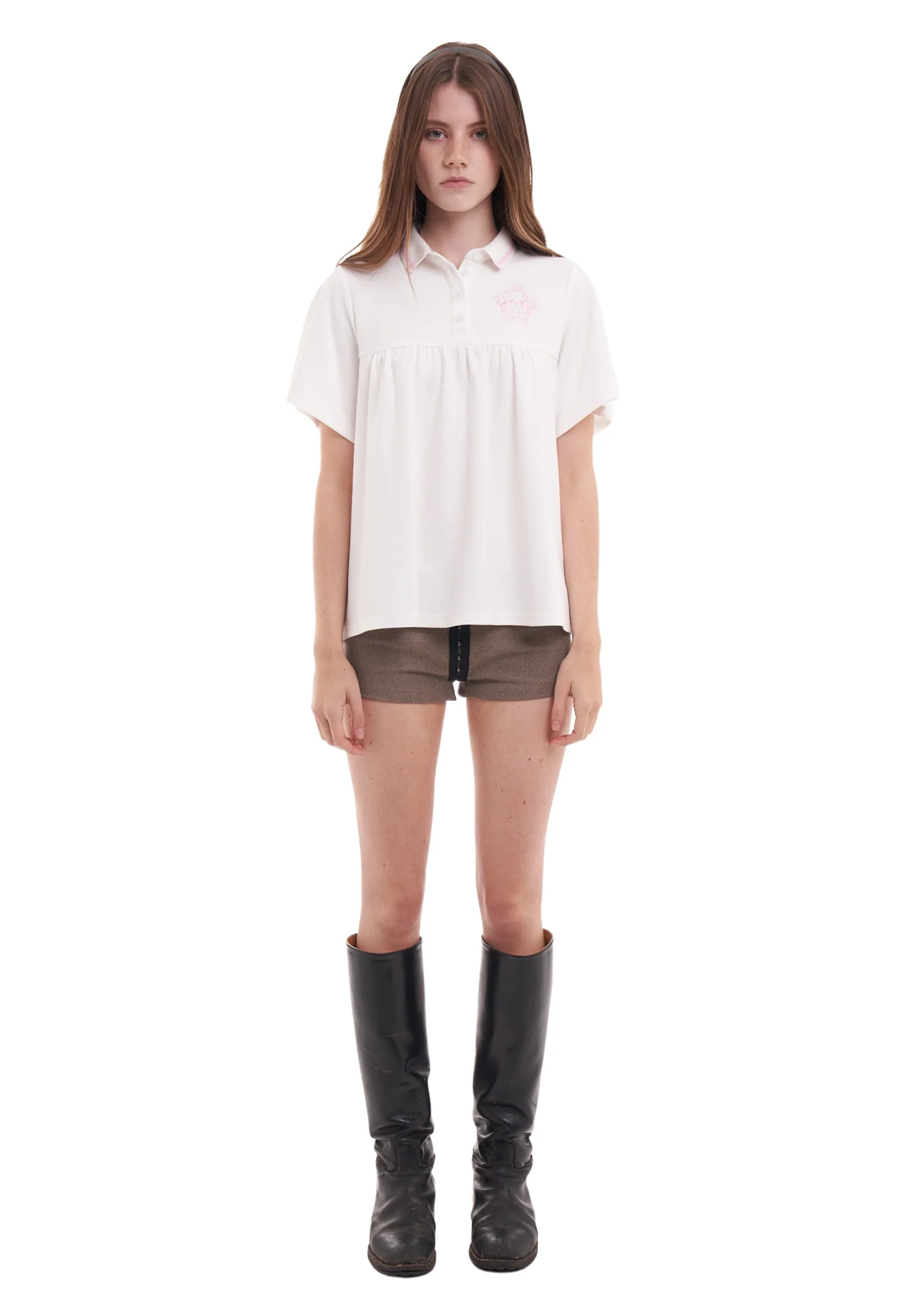 PEPLUM POLO SHIRT - Image 8