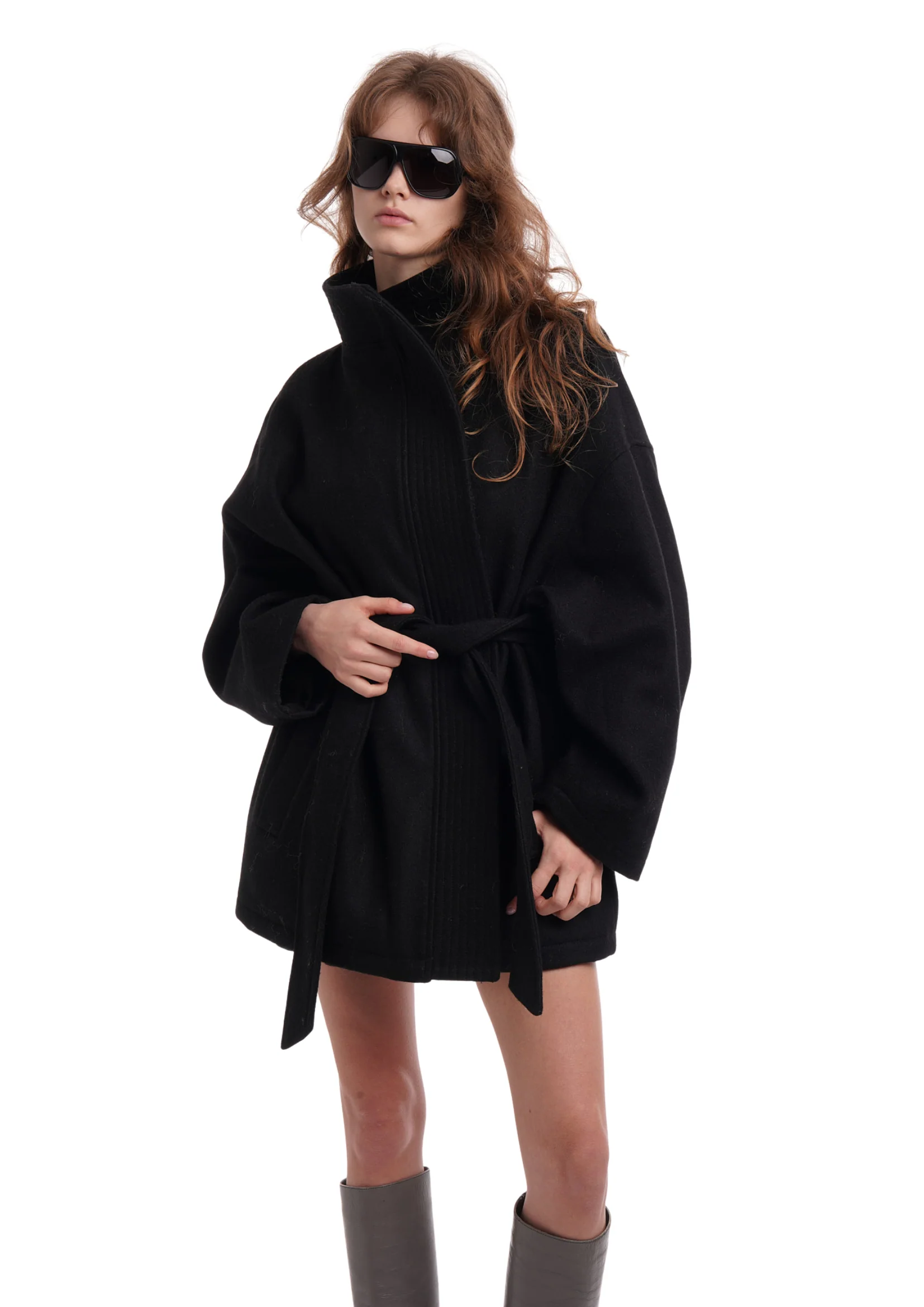 ROSIE COAT IN BLACK - Image 2