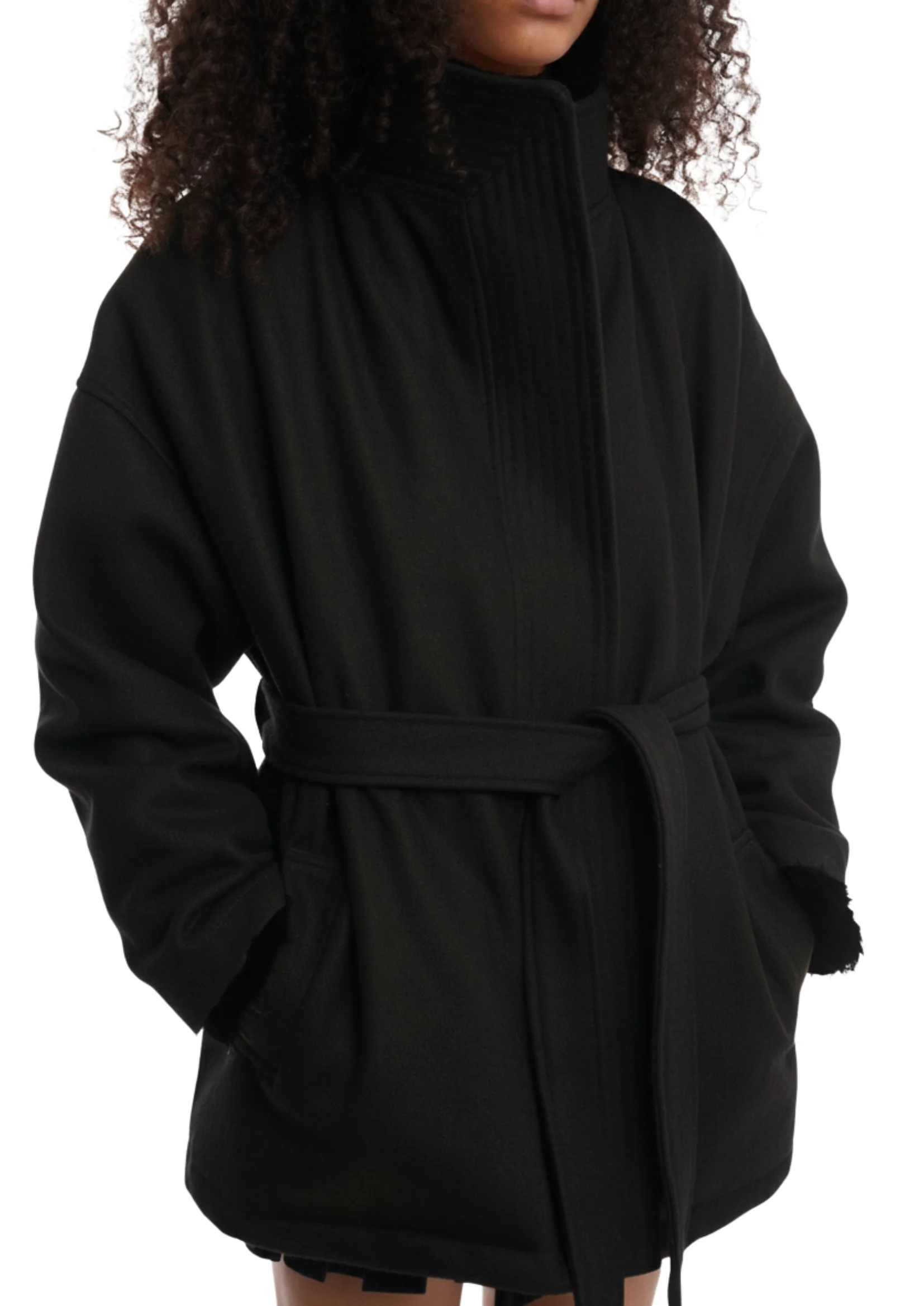 ROSIE COAT IN BLACK - Image 4