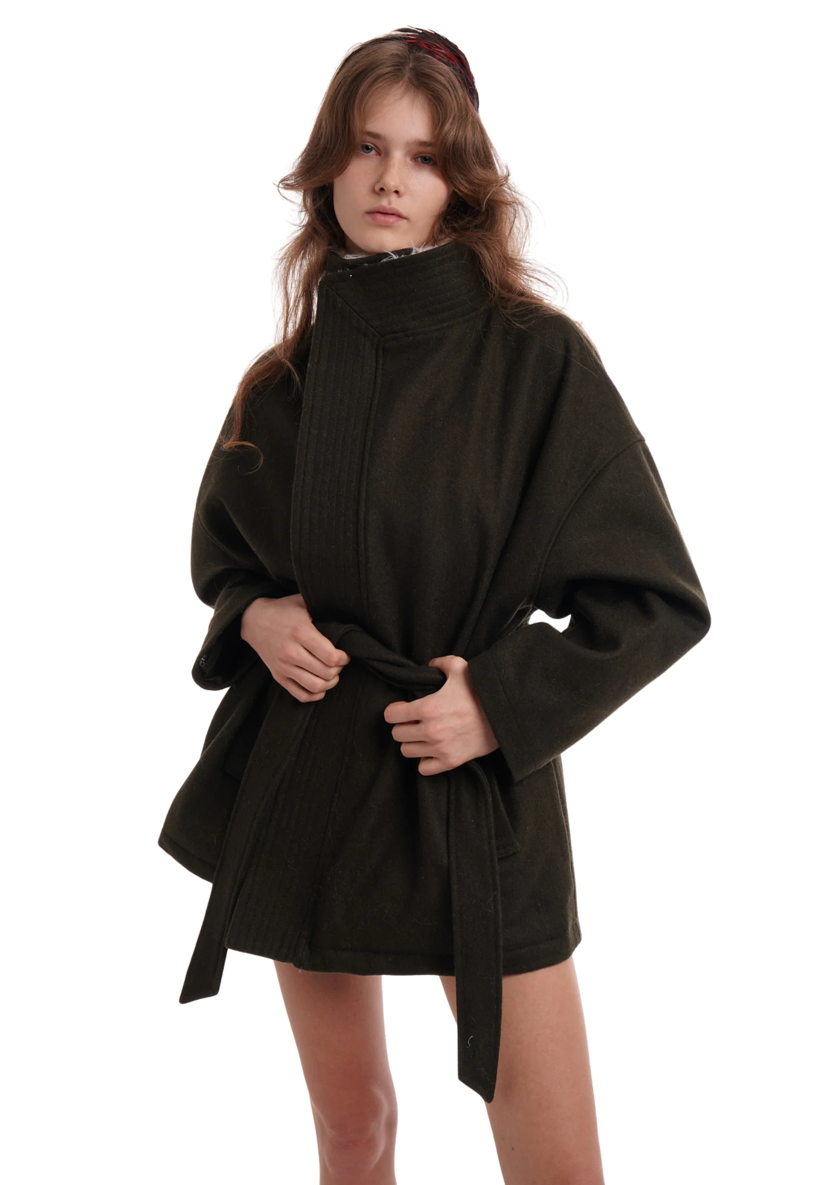ROSIE COAT IN KHAKI - Image 2