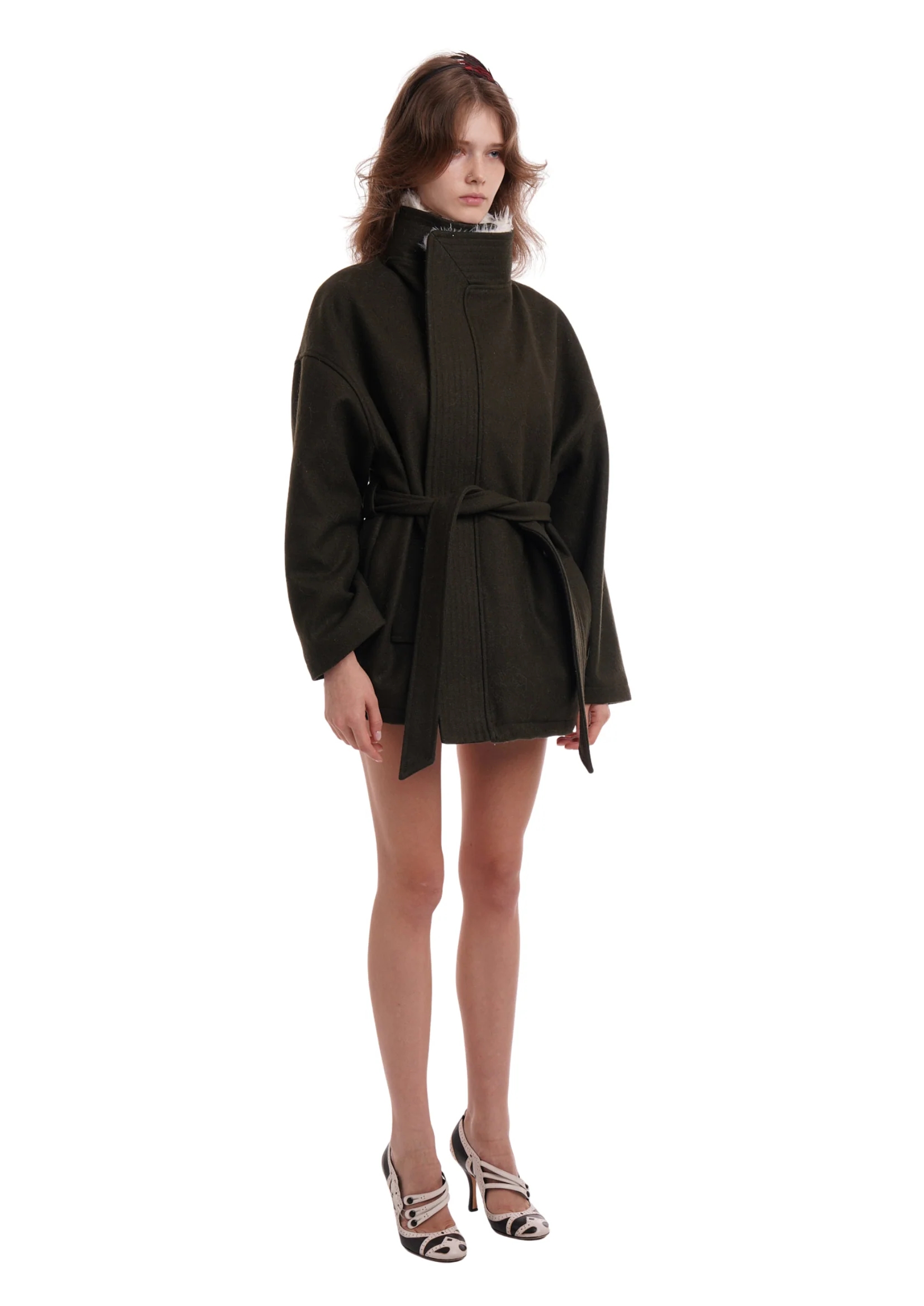 ROSIE COAT IN KHAKI - Image 5