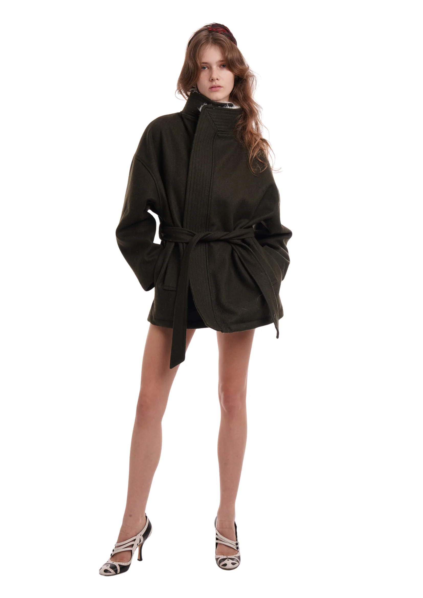 ROSIE COAT IN KHAKI - Image 6