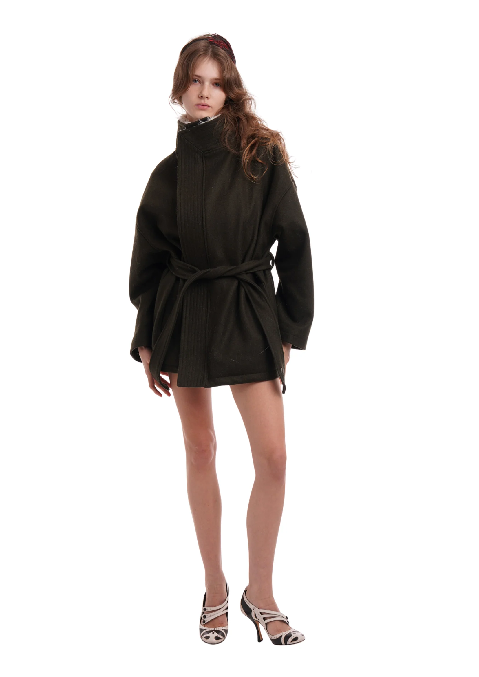 ROSIE COAT IN KHAKI - Image 7