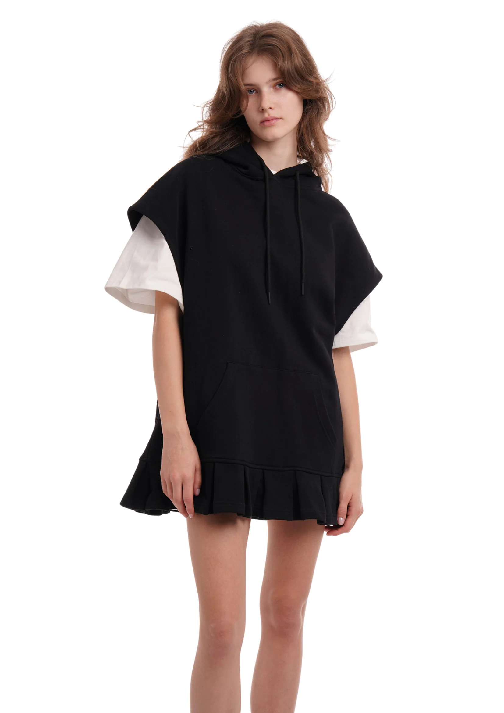 SLEEVELESS HOODIE DRESS - Image 4