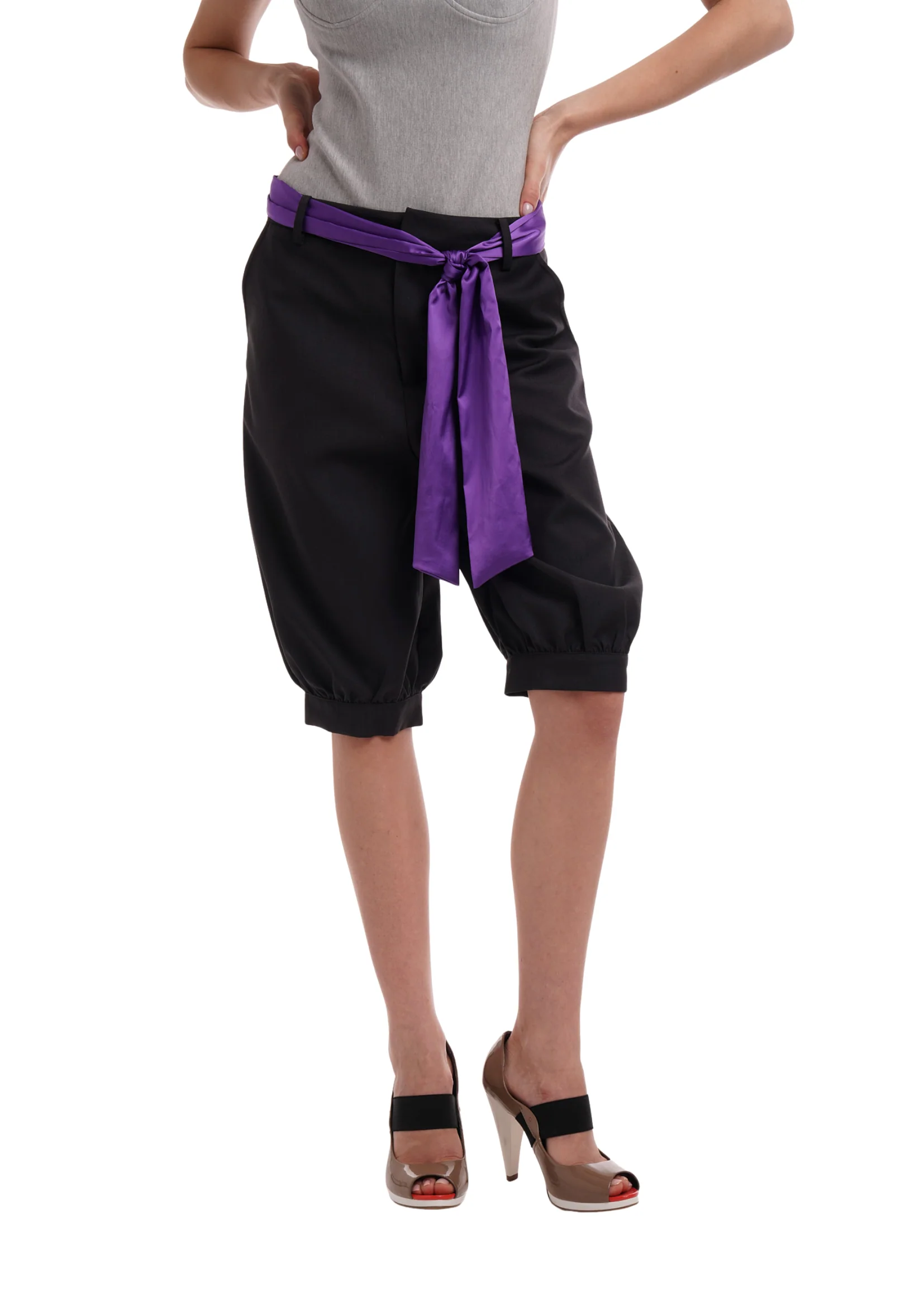 SLOUCH CAPRIS IN GREY - Image 6